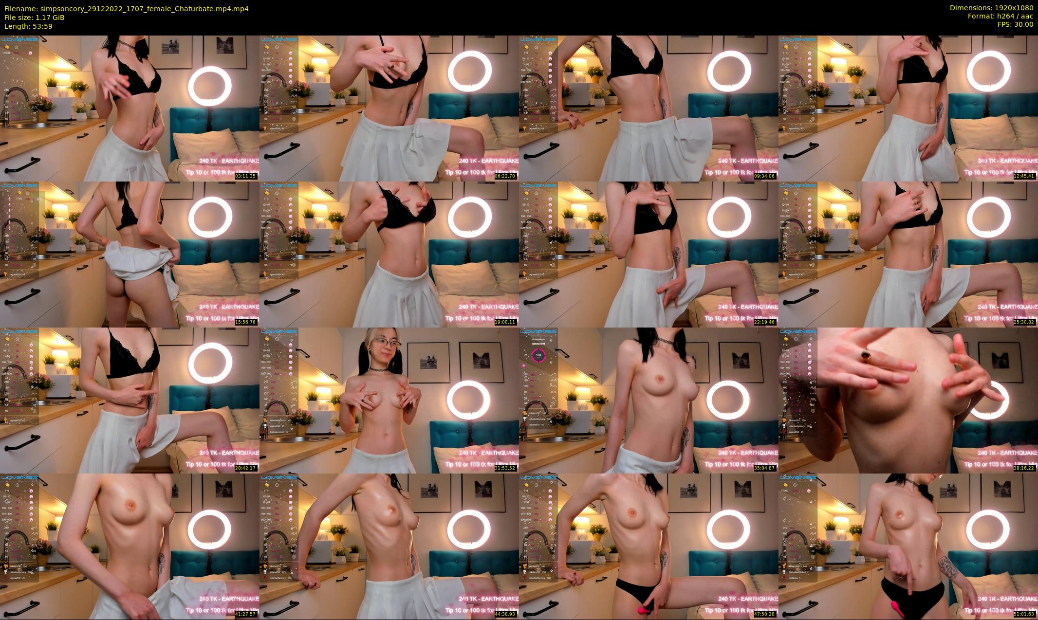 simpsoncory — 54 minute Chaturbate female cam show recording, 1080p, Dec 29, 2022