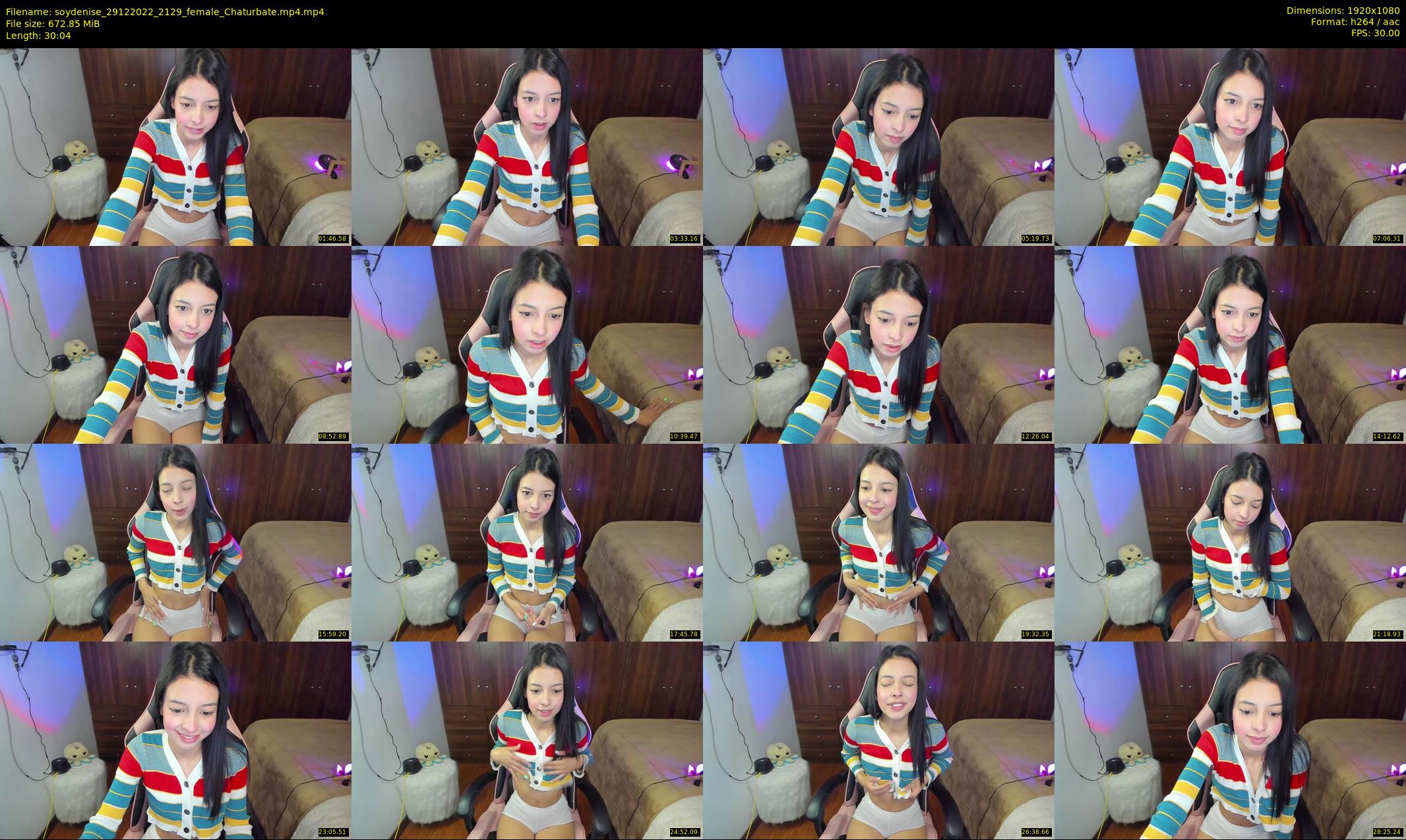 soydenise — 31 minute Chaturbate female cam show recording, 1080p, Dec 29, 2022