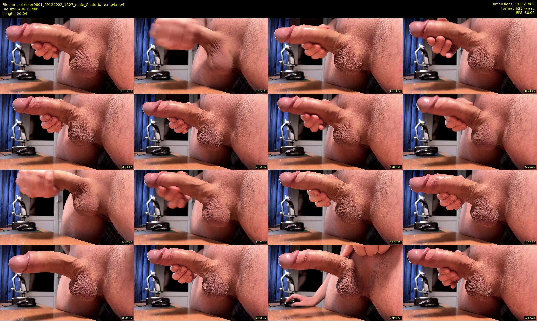 stroker9801 — 21 minute Chaturbate male cam show recording, 1080p, Dec 29, 2022