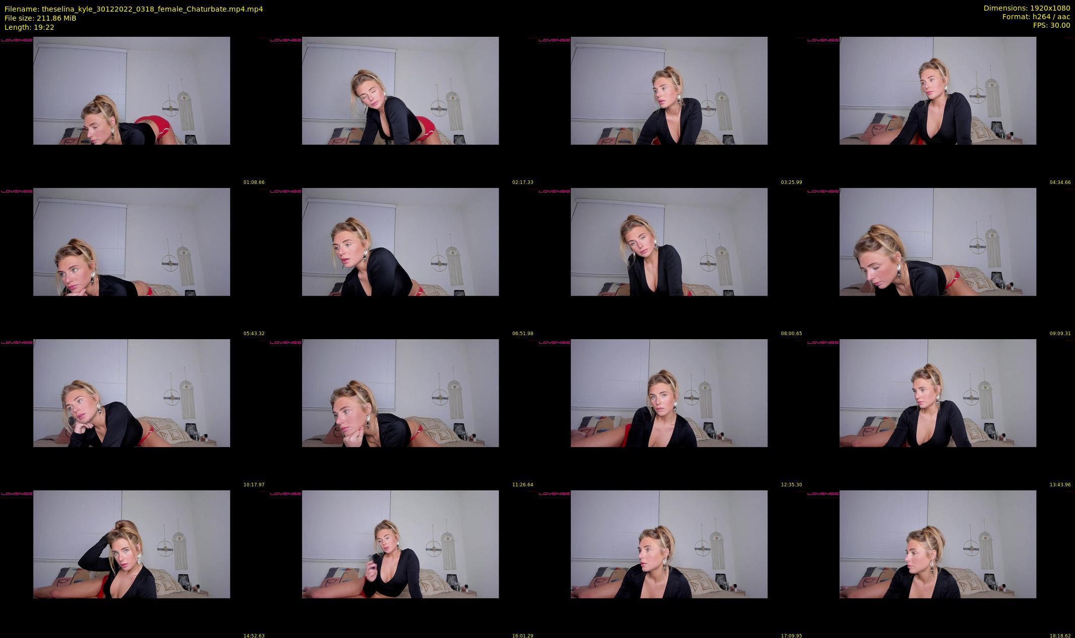 theselina_kyle — 20 minute Chaturbate female cam show recording, 1080p, Dec 30, 2022
