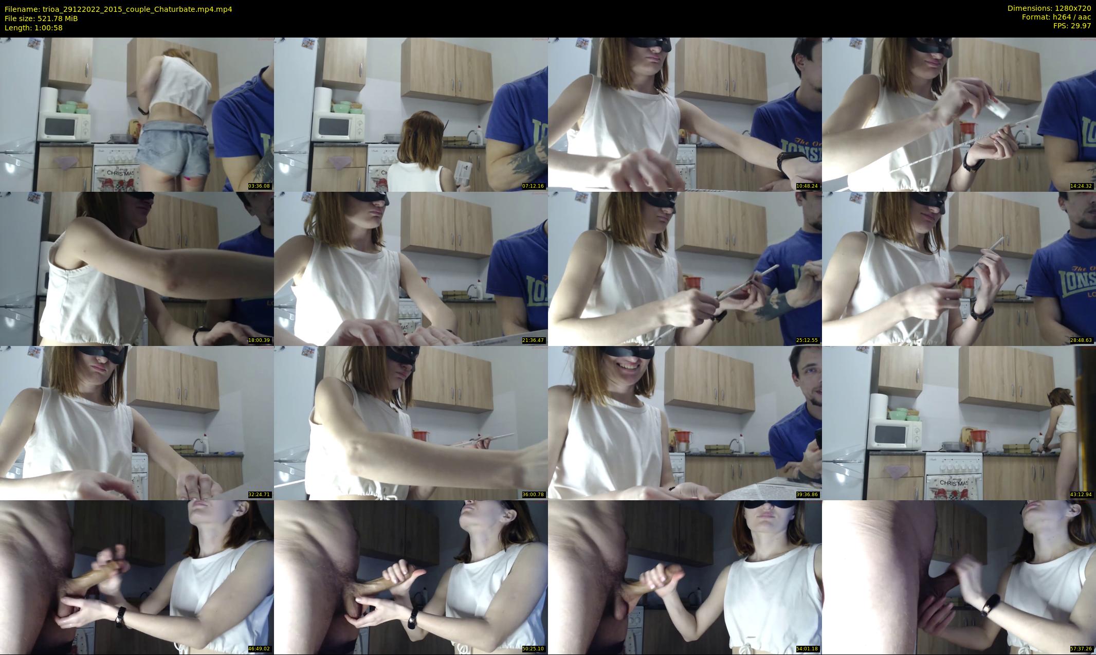 trioa — 61 minute Chaturbate couple cam show recording, 720p, Dec 29, 2022