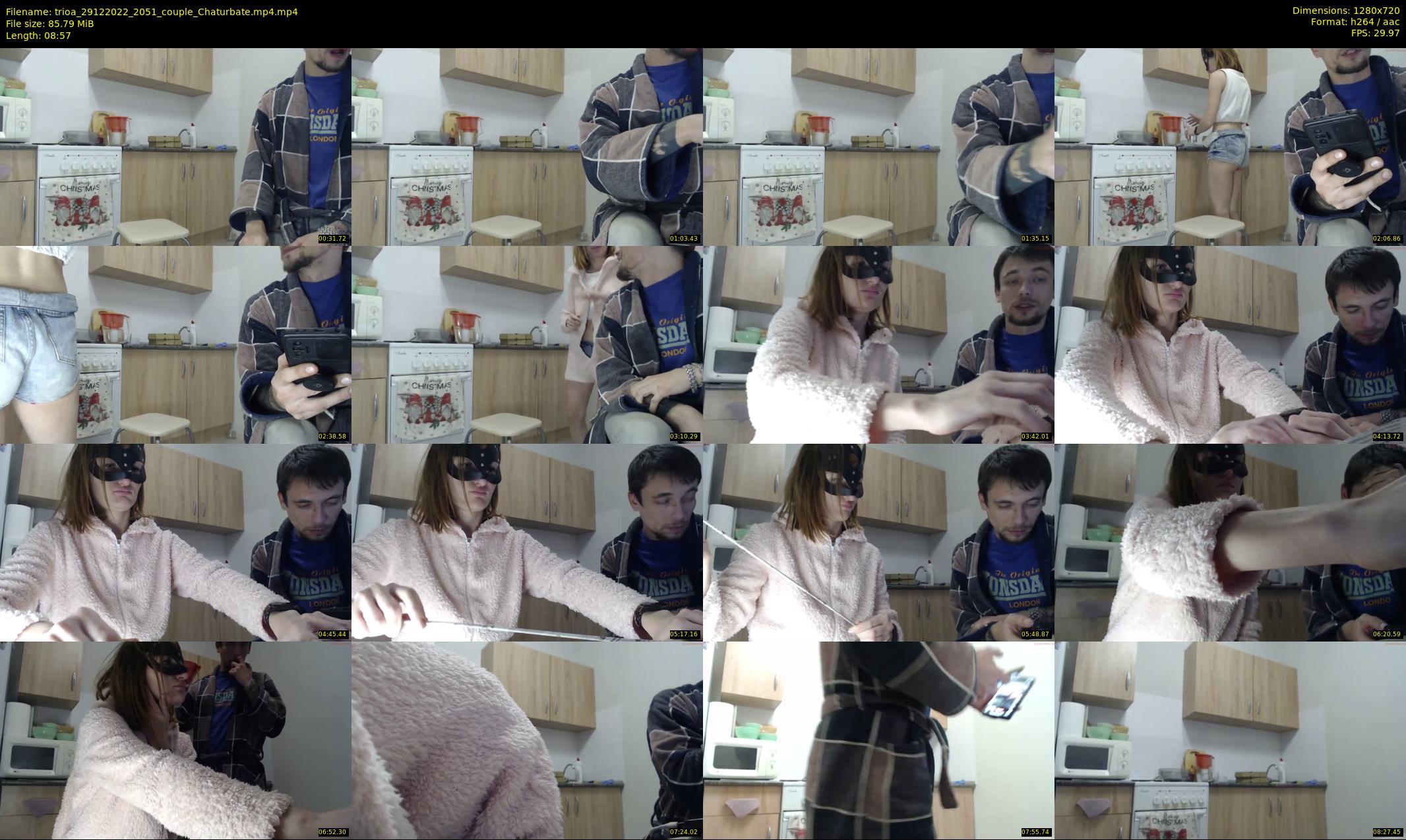 trioa — 9 minute Chaturbate couple cam show recording, 720p, Dec 29, 2022