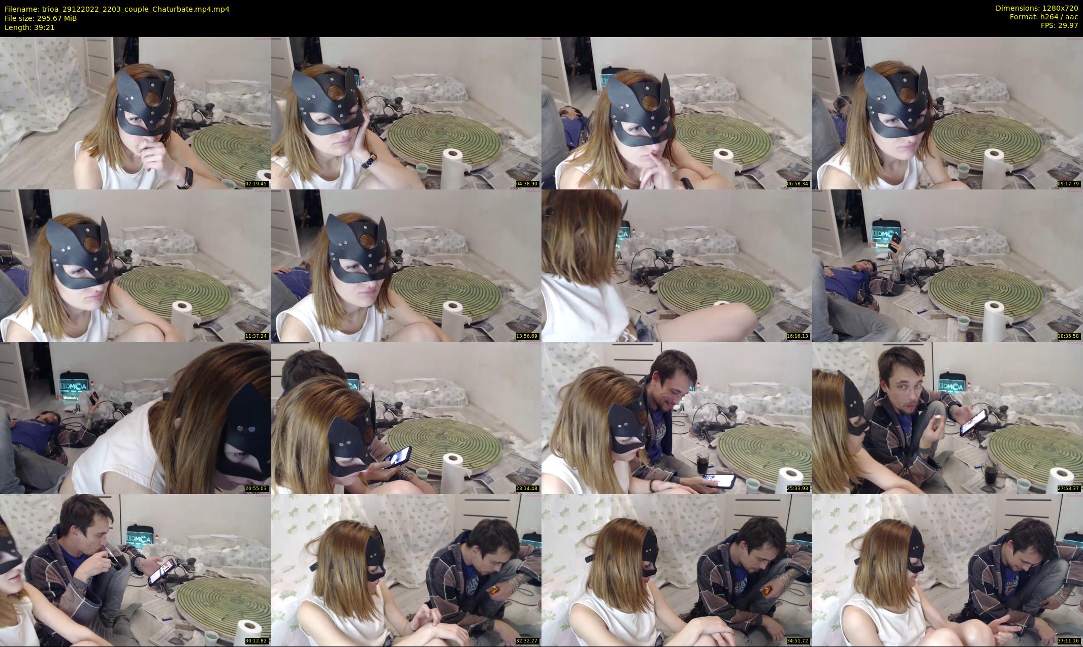 trioa — 40 minute Chaturbate couple cam show recording, 720p, Dec 29, 2022