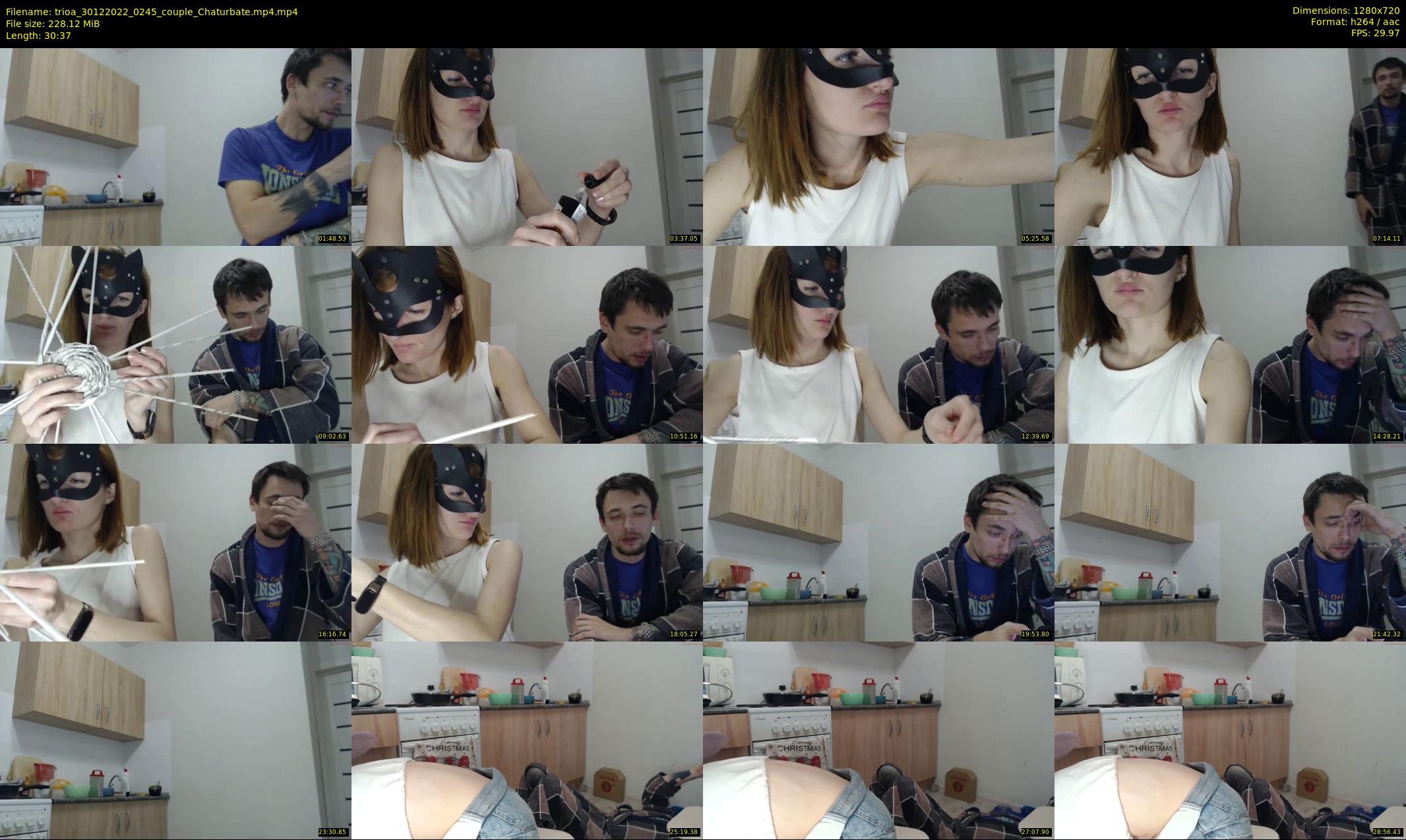 trioa — 31 minute Chaturbate couple cam show recording, 720p, Dec 30, 2022
