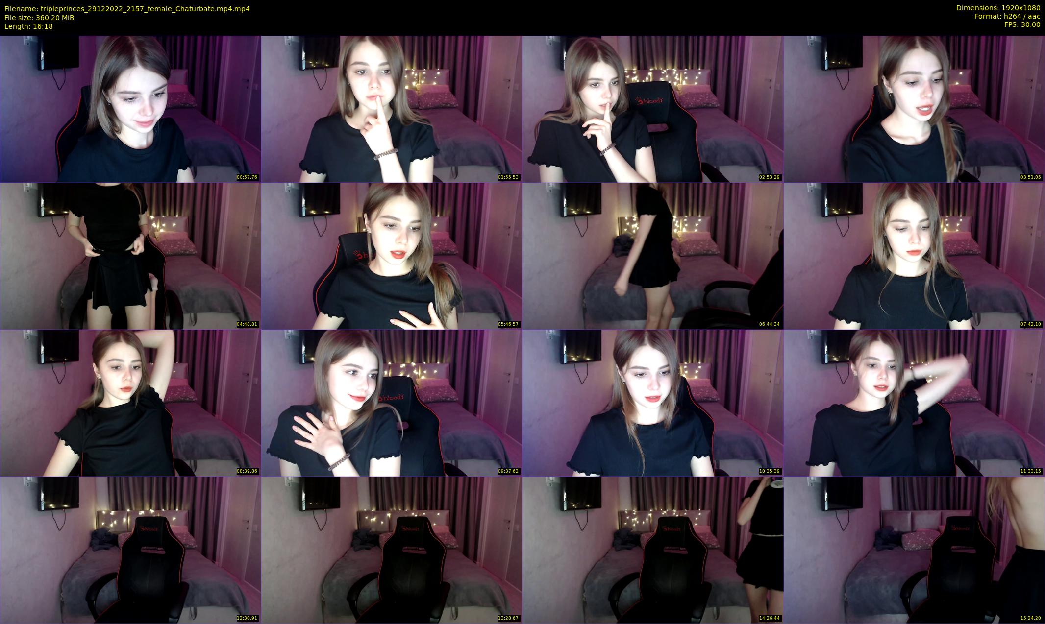 tripleprinces — 17 minute Chaturbate female cam show recording, 1080p, Dec 29, 2022