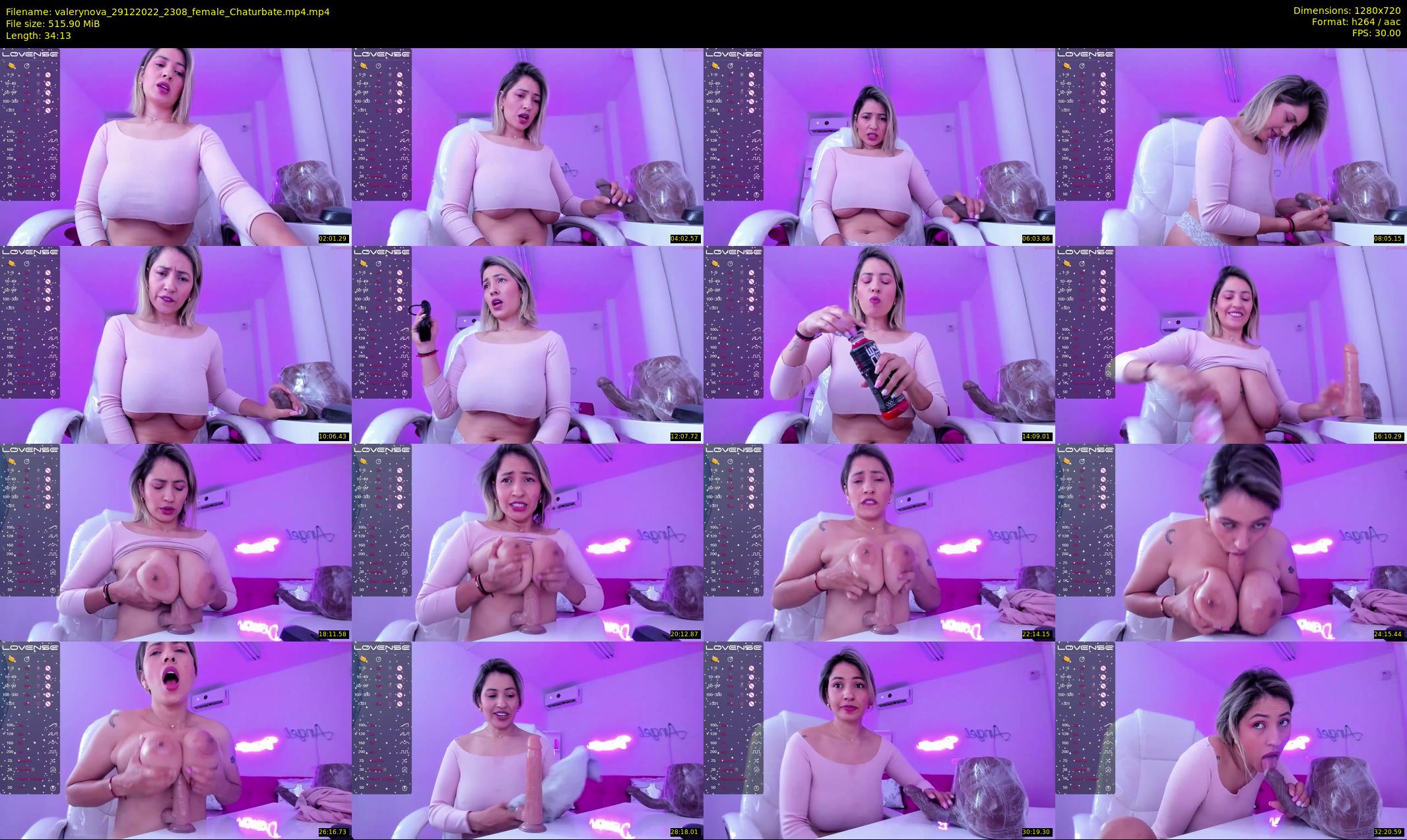 valerynova — 35 minute Chaturbate female cam show recording, 720p, Dec 29, 2022