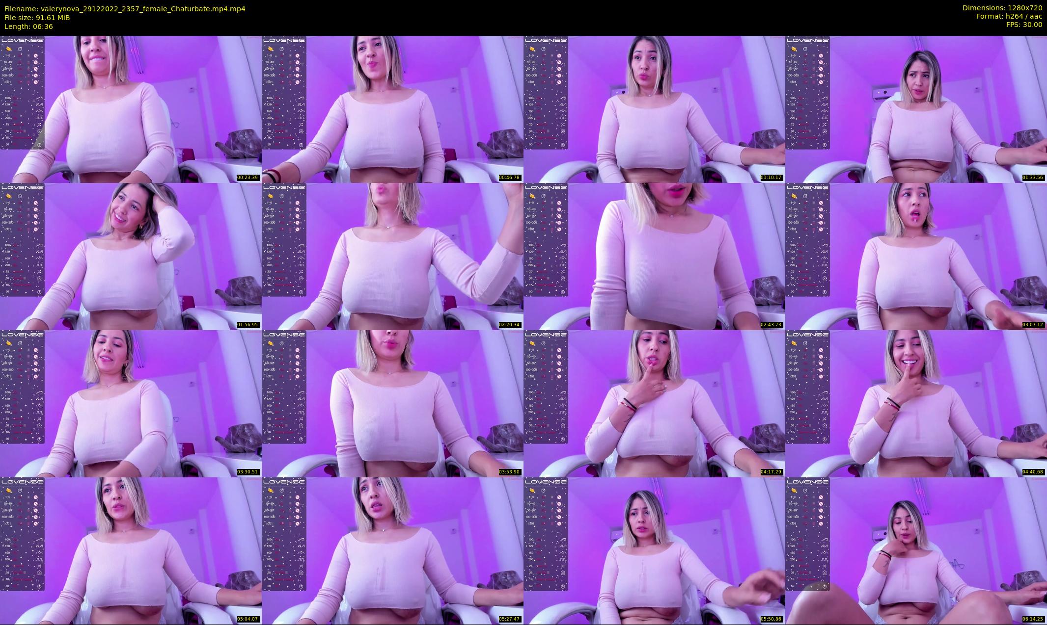 valerynova — 7 minute Chaturbate female cam show recording, 720p, Dec 29, 2022