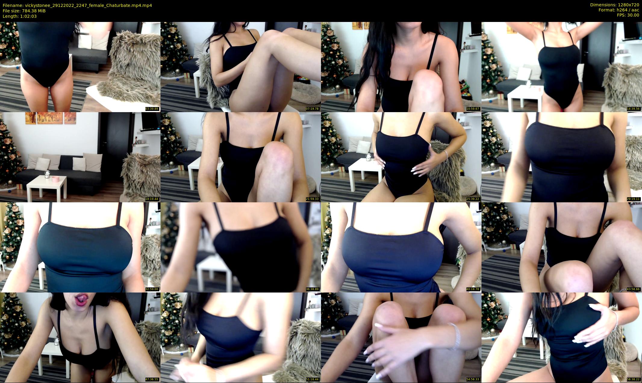 vickystonee — 63 minute Chaturbate female cam show recording, 720p, Dec 29, 2022