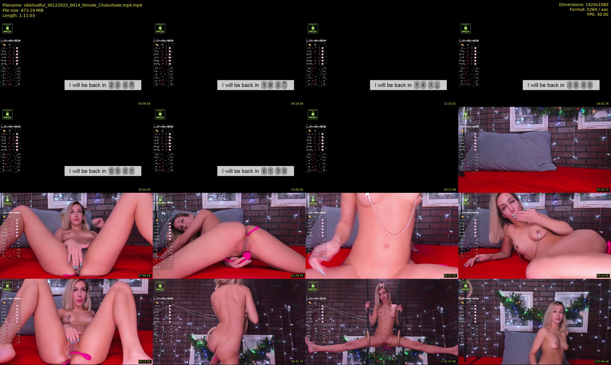 vikkilustful — 72 minute Chaturbate female cam show recording, 1080p, Dec 30, 2022