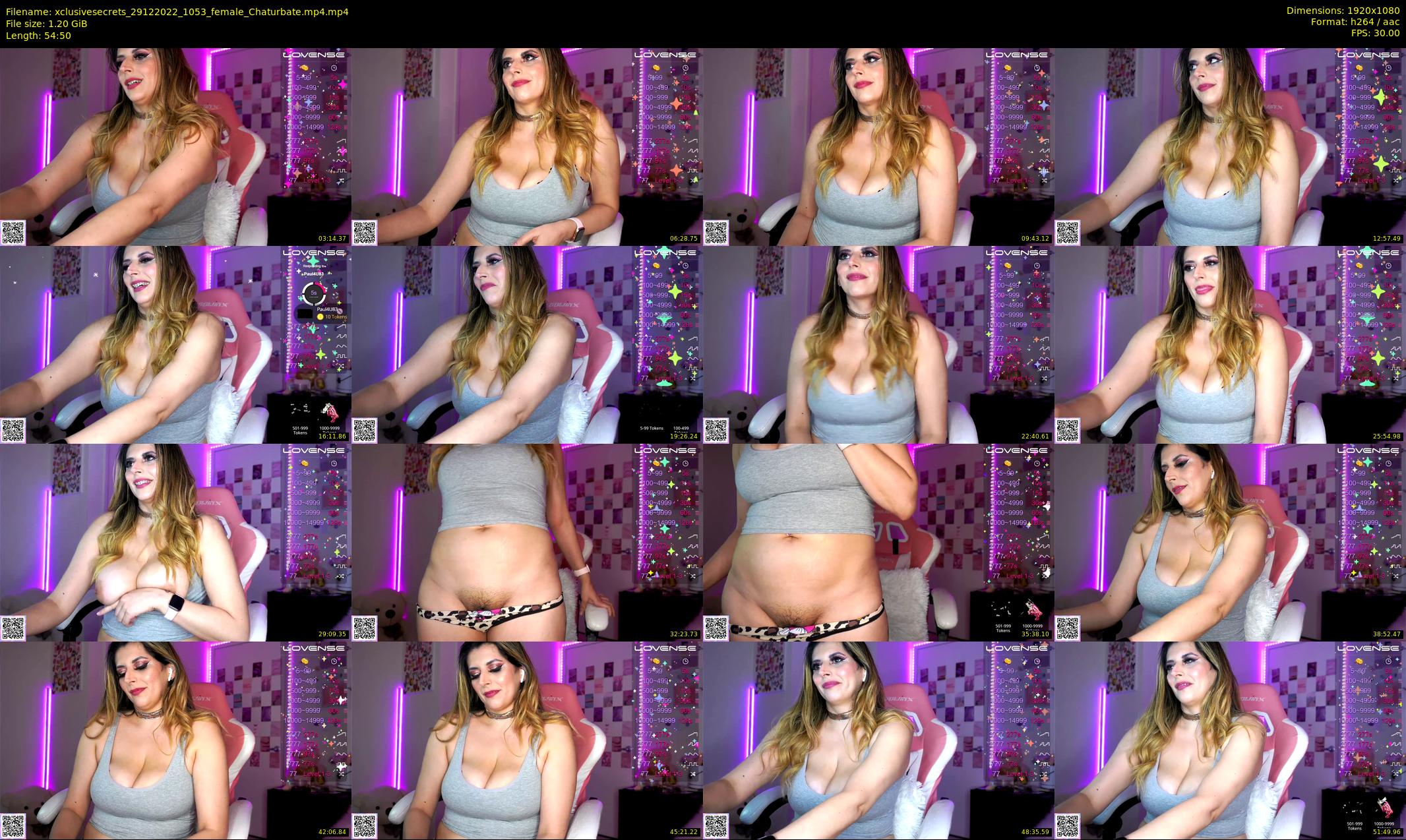 xclusivesecrets — 55 minute Chaturbate female cam show recording, 1080p, Dec 29, 2022