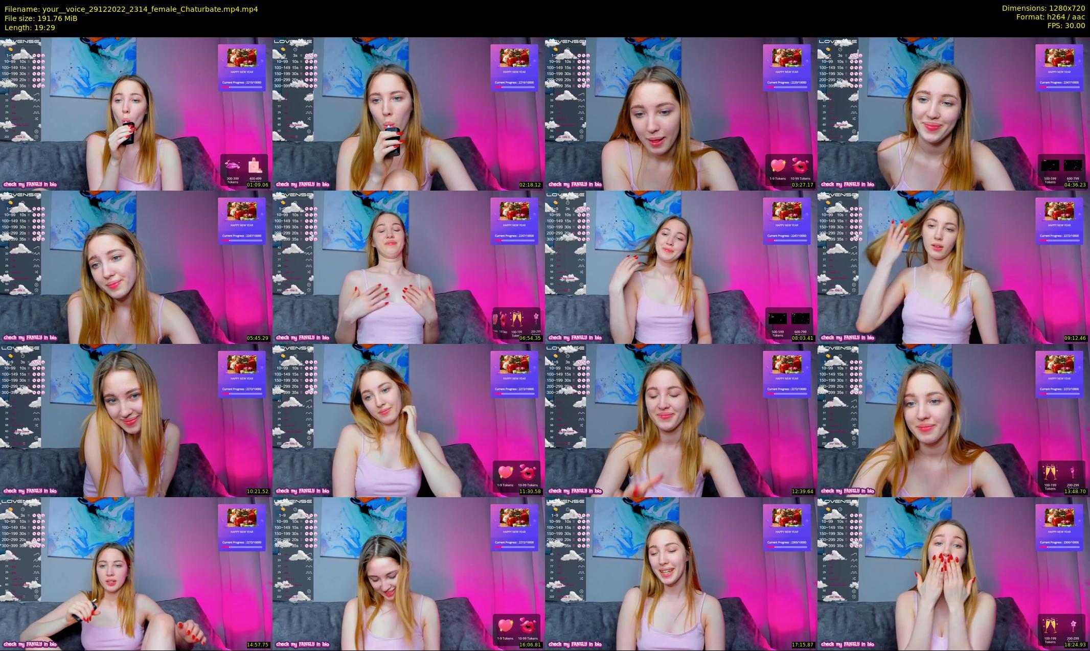 your__voice — 20 minute Chaturbate female cam show recording, 720p, Dec 29, 2022
