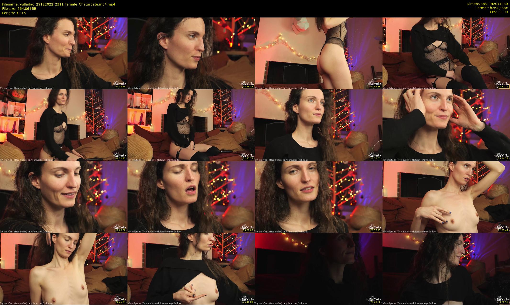 yulladao — 33 minute Chaturbate female cam show recording, 1080p, Dec 29, 2022