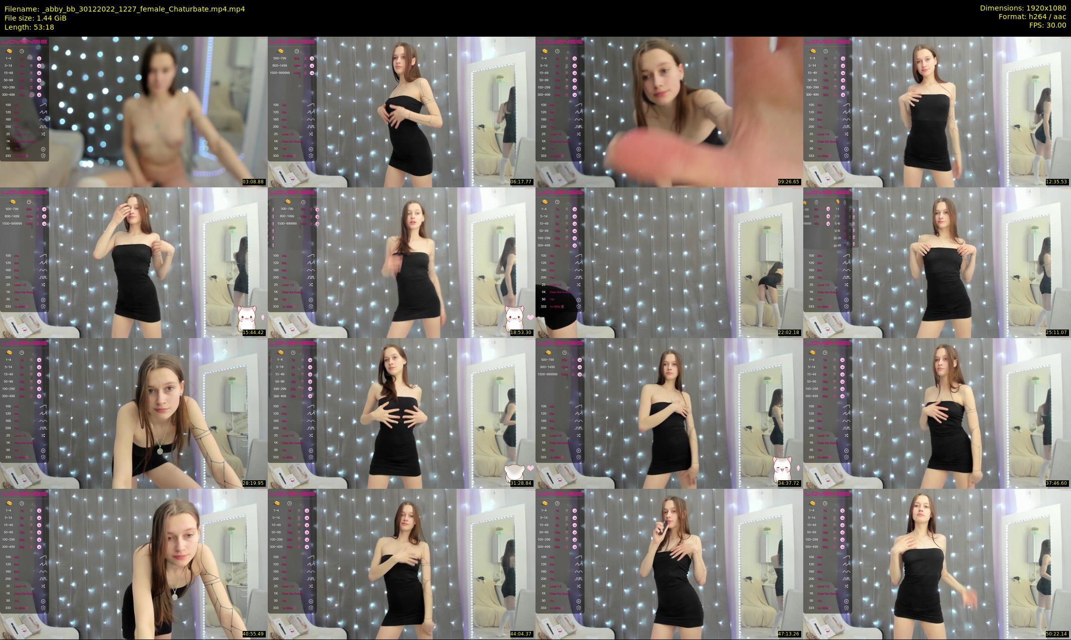 _abby_bb — 54 minute Chaturbate female cam show recording, 1080p, Dec 30, 2022
