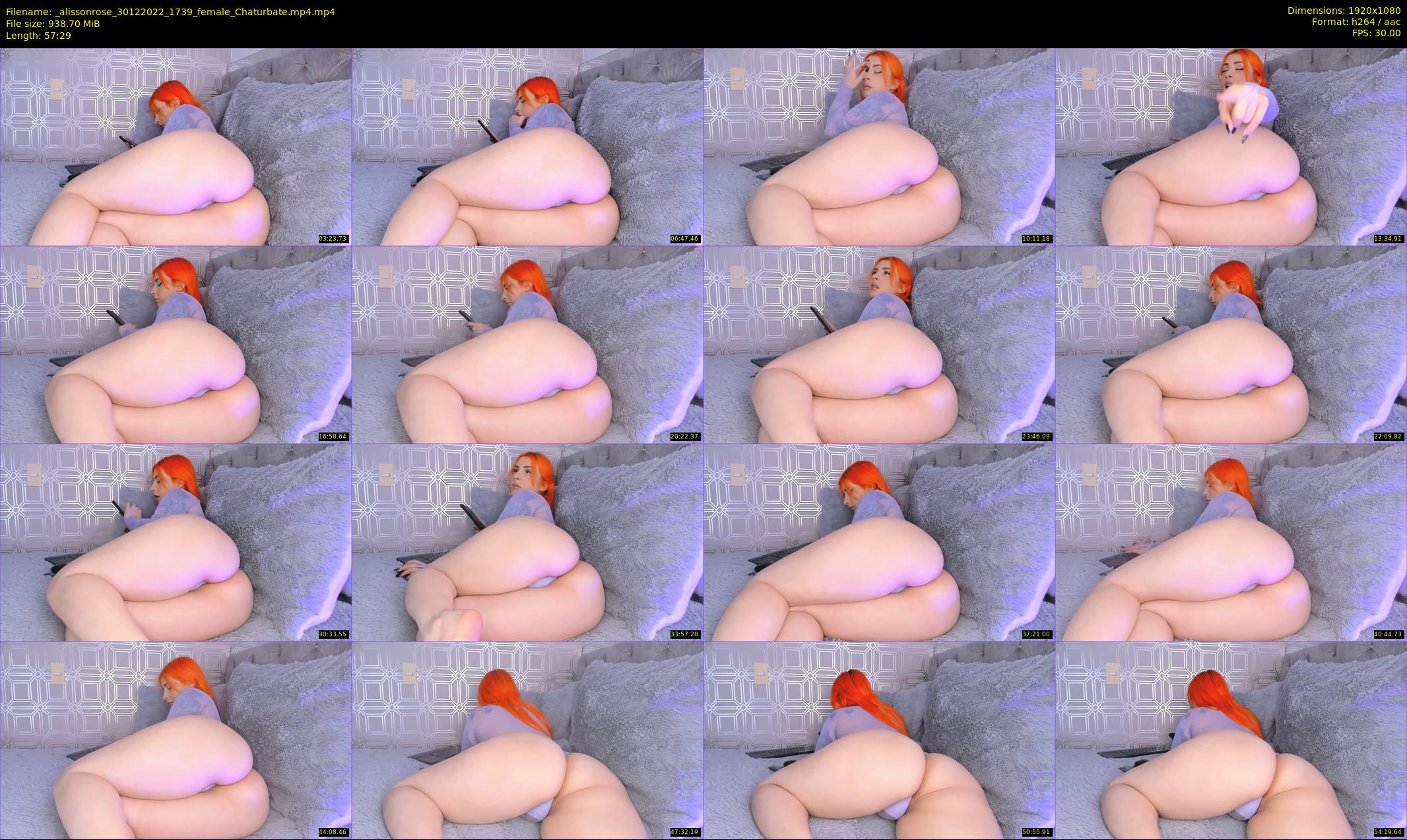 _alissonrose — 58 minute Chaturbate female cam show recording, 1080p, Dec 30, 2022