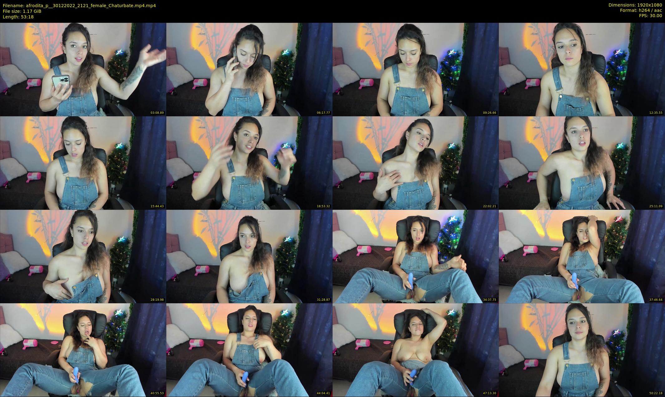 afrodita_p_ — 54 minute Chaturbate female cam show recording, 1080p, Dec 30, 2022