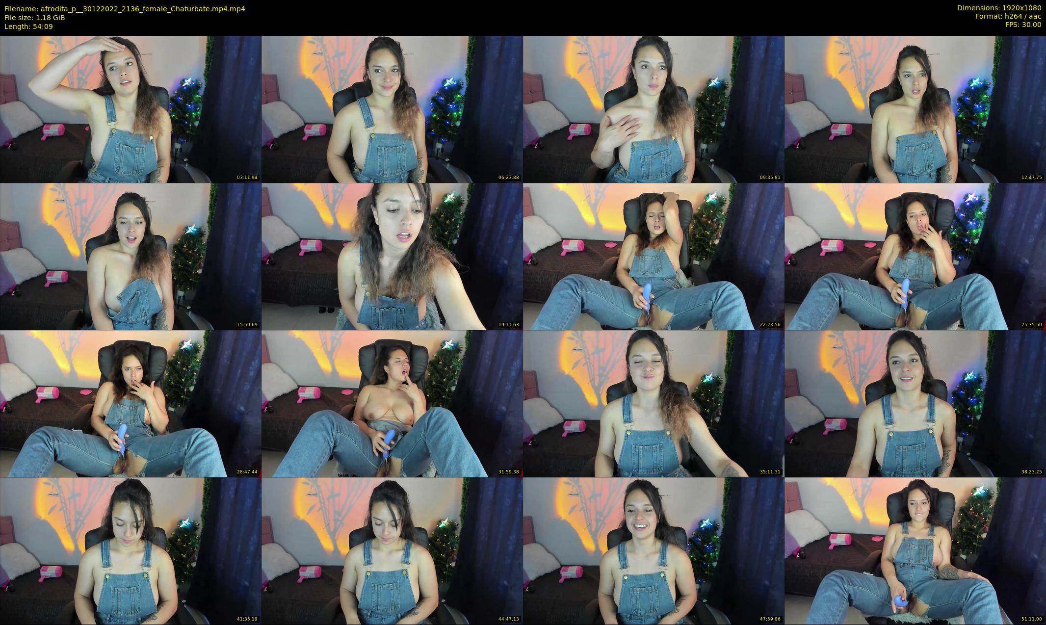 afrodita_p_ — 55 minute Chaturbate female cam show recording, 1080p, Dec 30, 2022