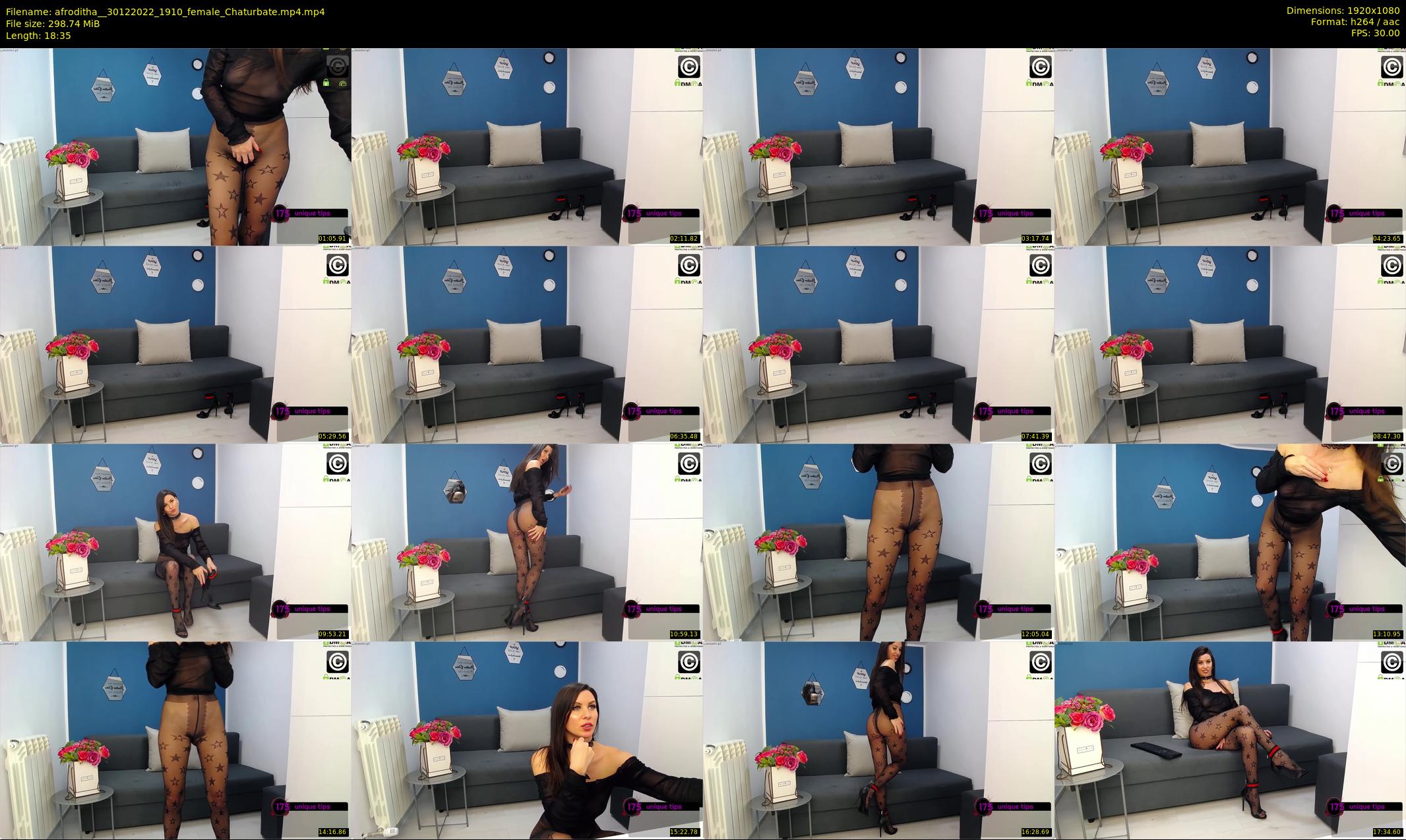 afroditha_ — 19 minute Chaturbate female cam show recording, 1080p, Dec 30, 2022