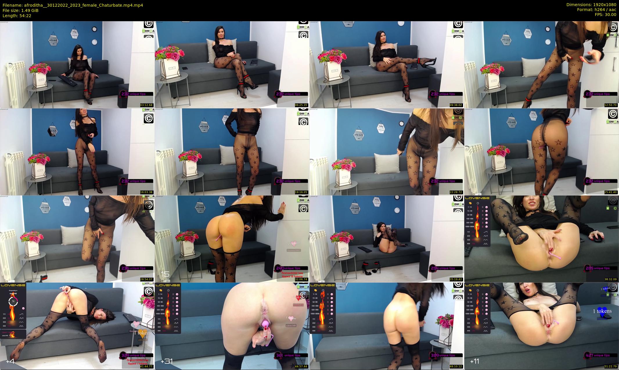 afroditha_ — 55 minute Chaturbate female cam show recording, 1080p, Dec 30, 2022