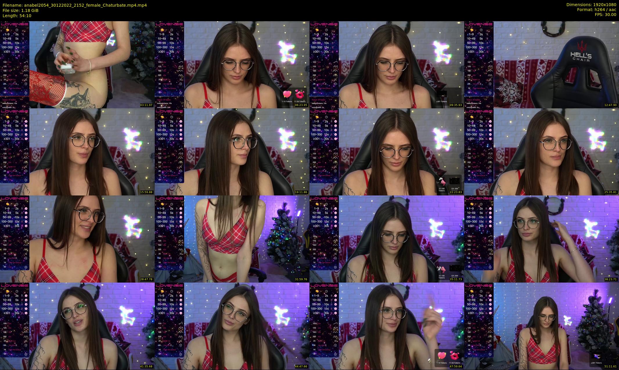anabel2054 — 55 minute Chaturbate female cam show recording, 1080p, Dec 30, 2022