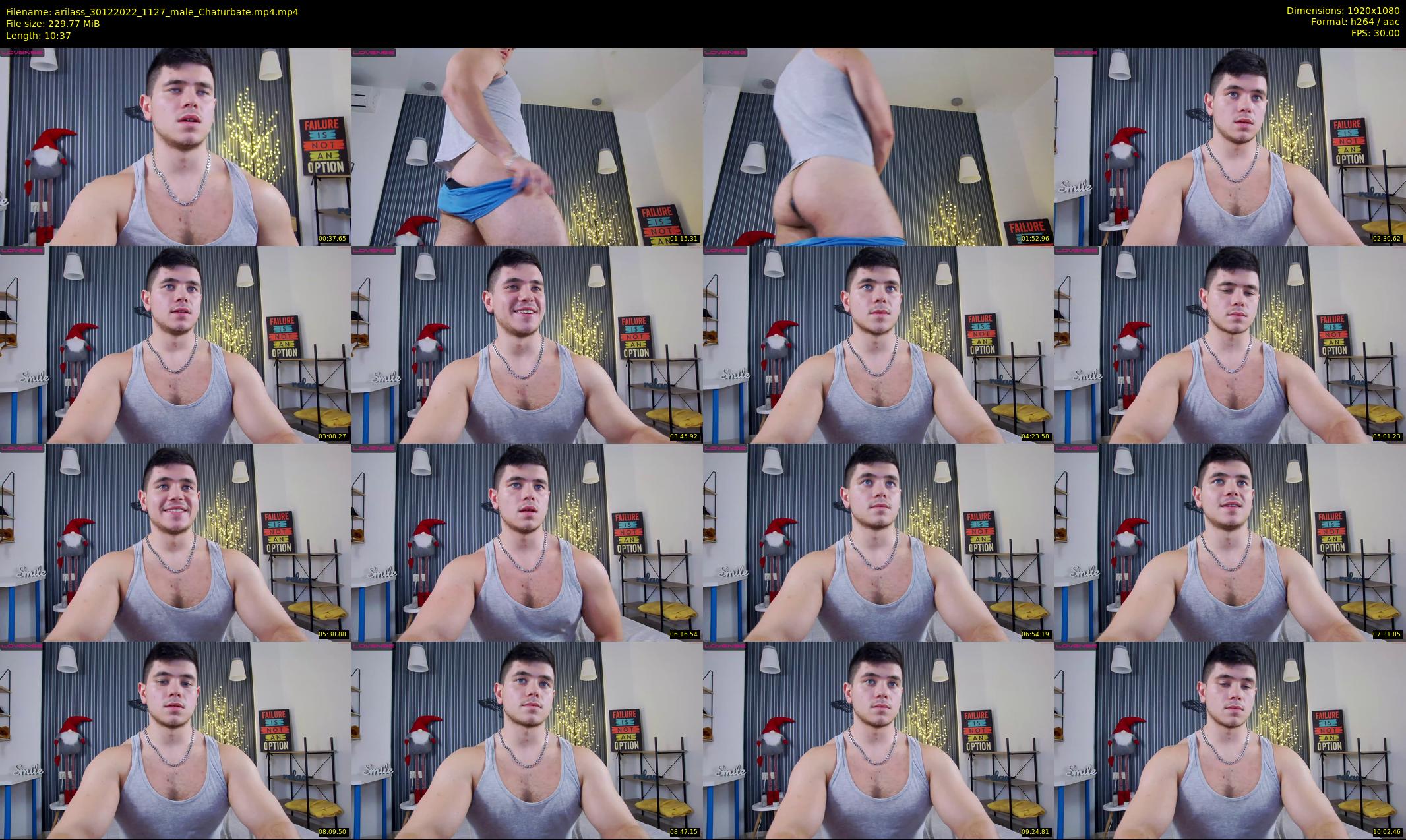 arilass — 11 minute Chaturbate male cam show recording, 1080p, Dec 30, 2022