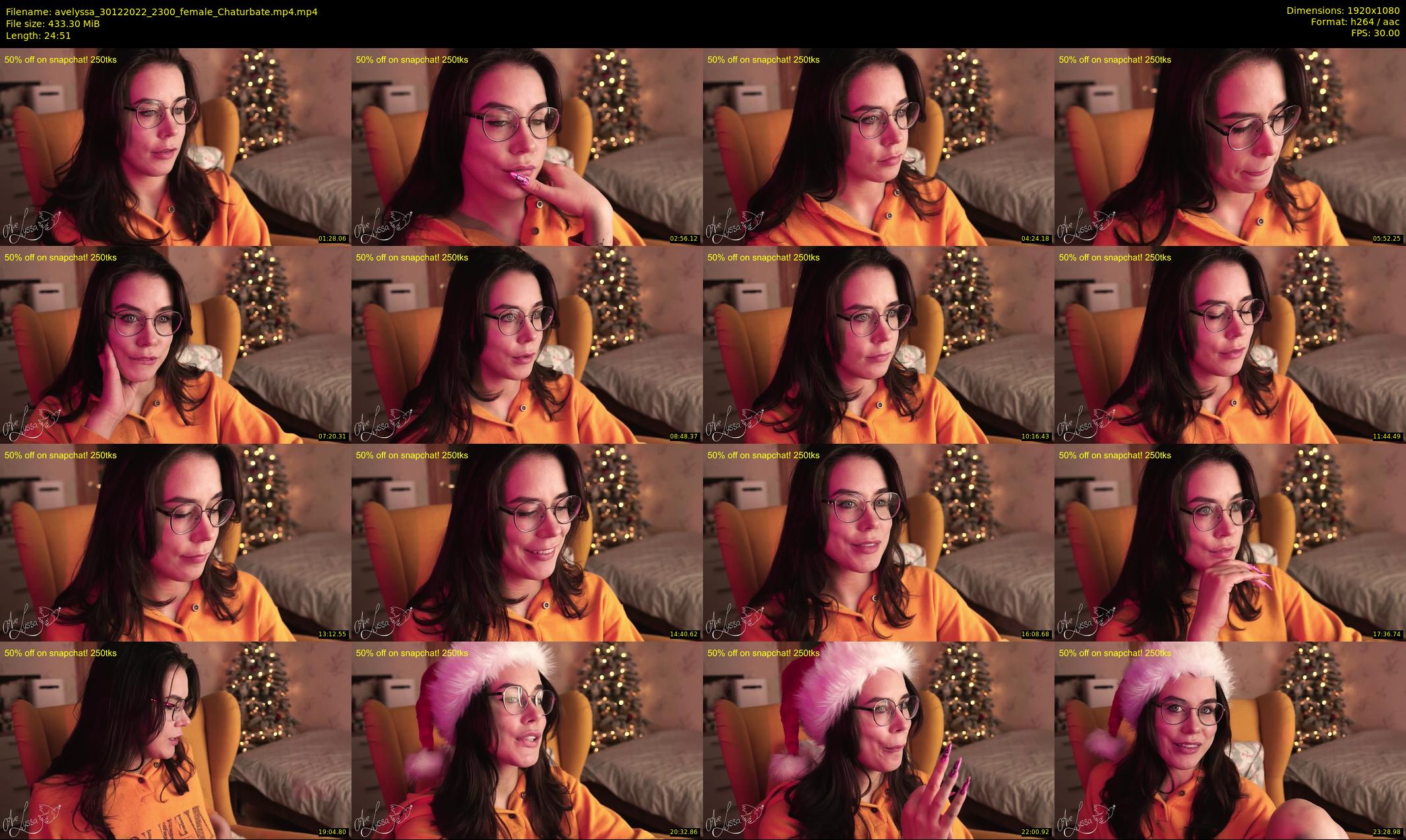 avelyssa — 25 minute Chaturbate female cam show recording, 1080p, Dec 30, 2022