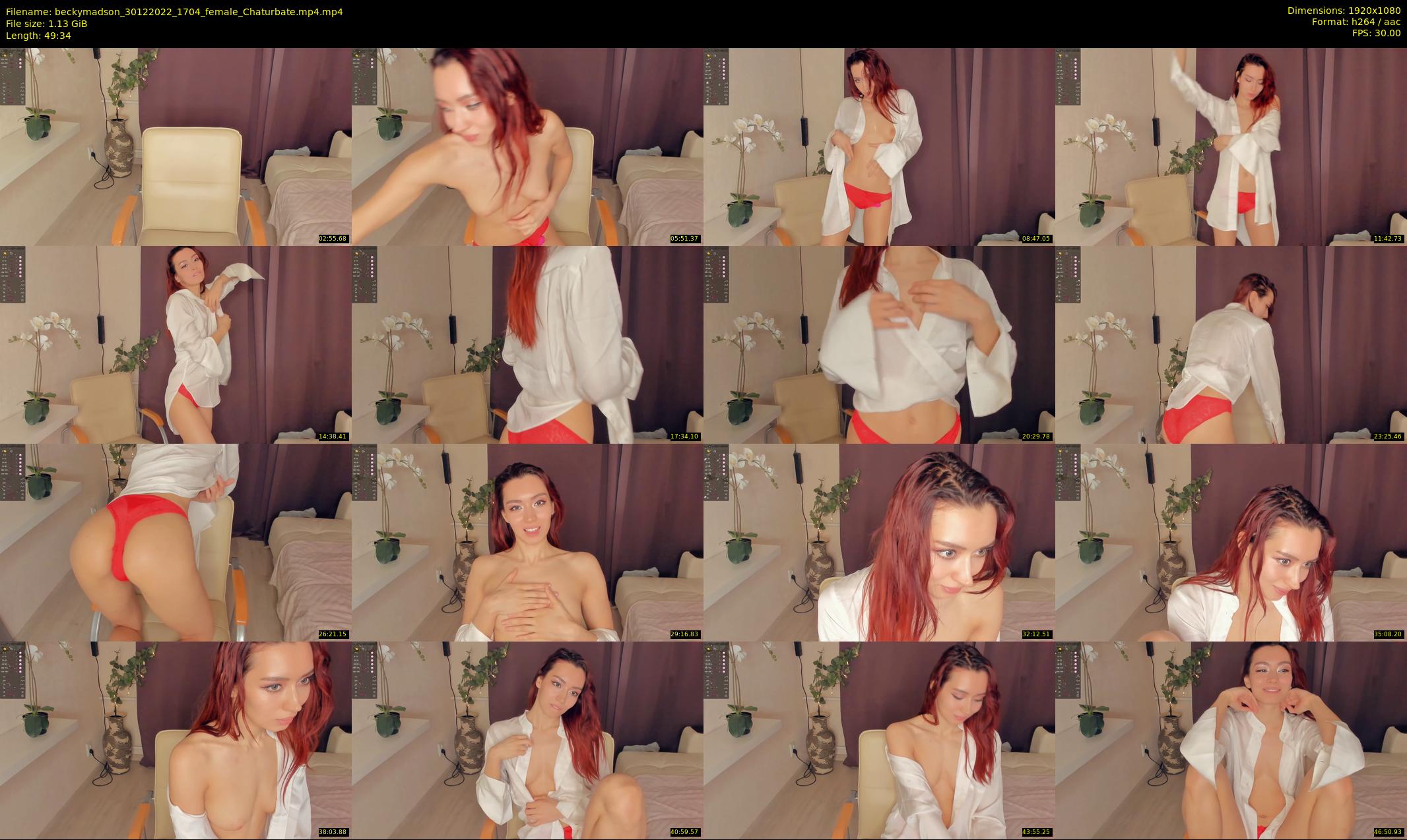 beckymadson — 50 minute Chaturbate female cam show recording, 1080p, Dec 30, 2022
