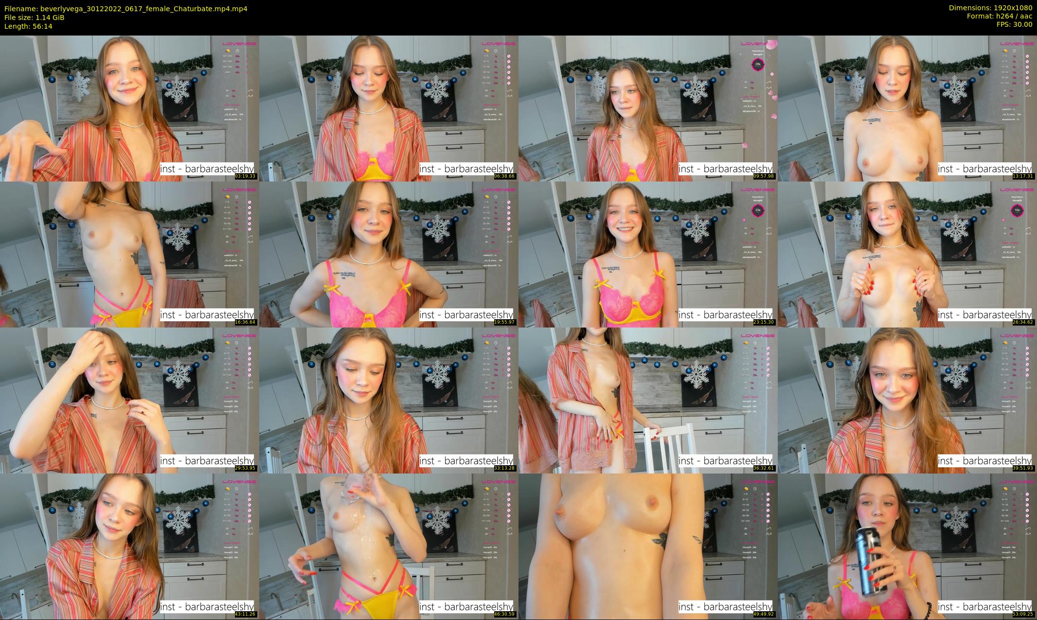 beverlyvega — 57 minute Chaturbate couple cam show recording, 1080p, Dec 30, 2022