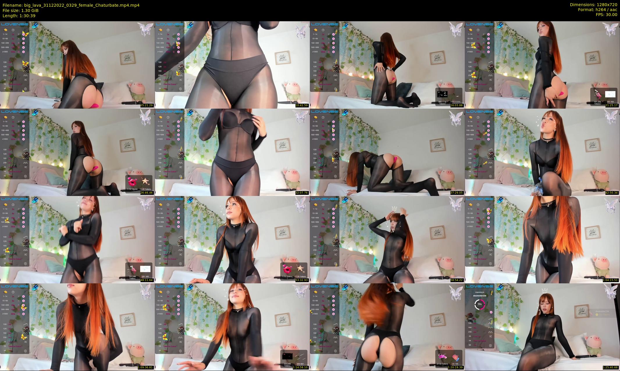 big_lava — 91 minute Chaturbate female cam show recording, 720p, Dec 31, 2022