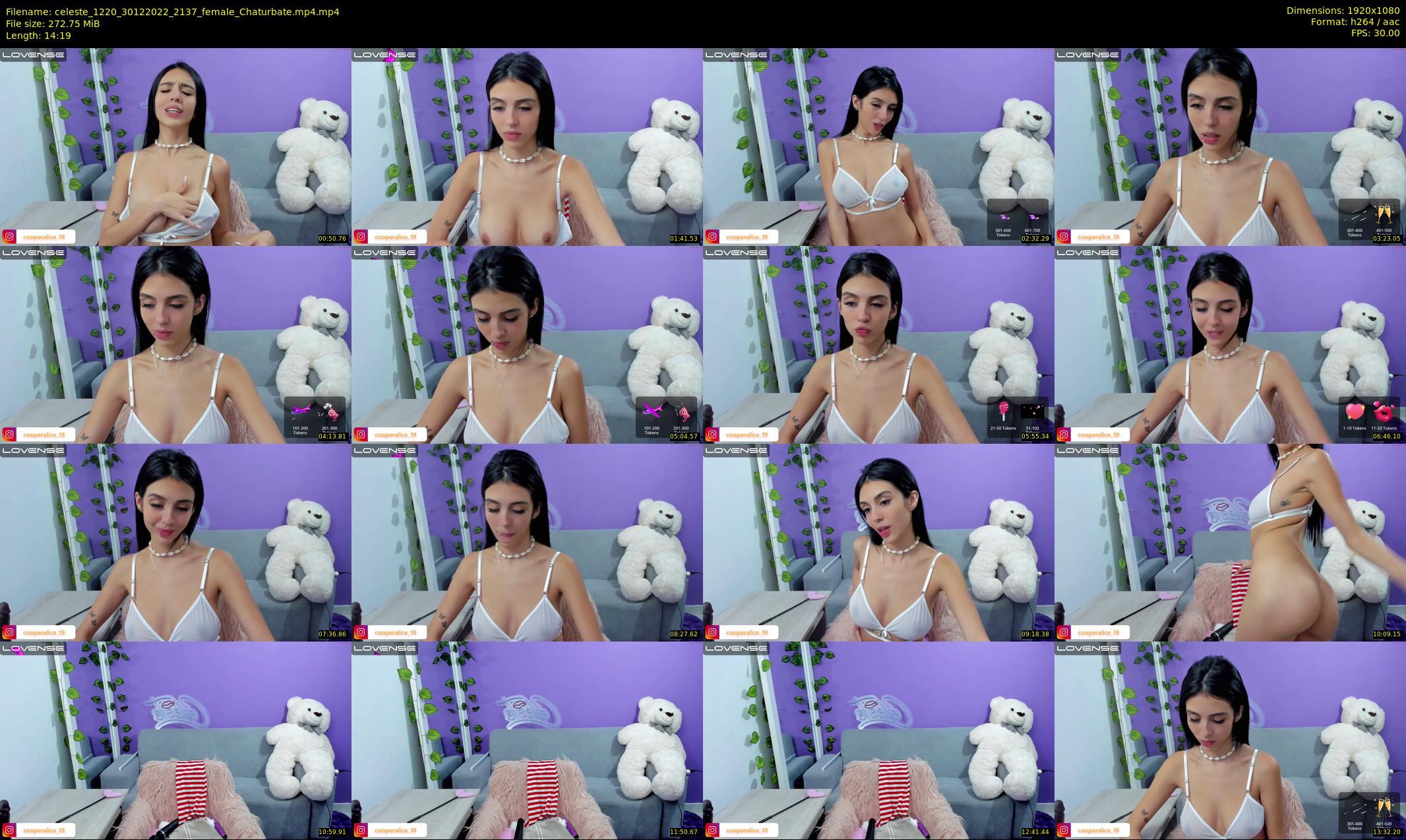 celeste_1220 — 15 minute Chaturbate female cam show recording, 1080p, Dec 30, 2022