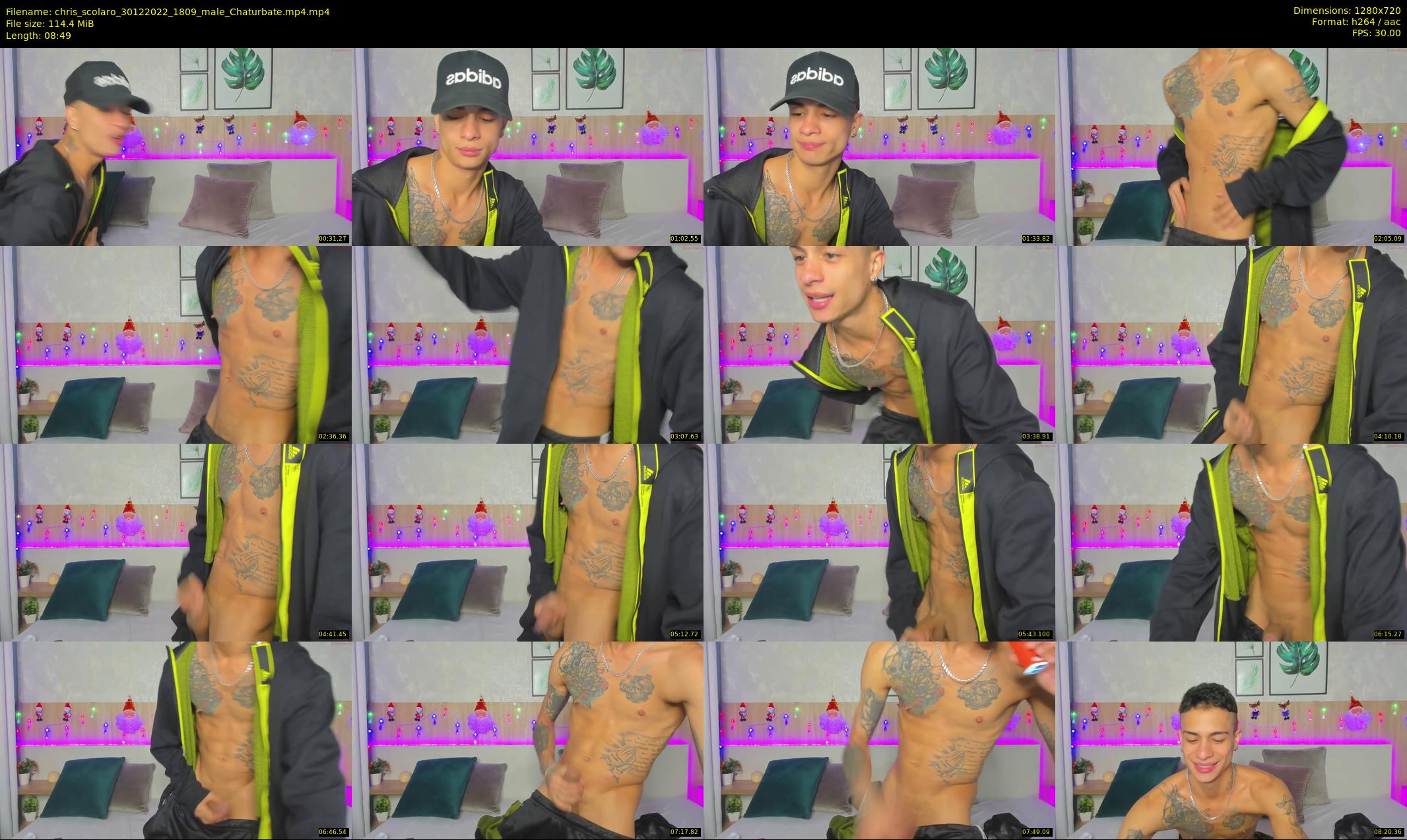 chris_scolaro — 9 minute Chaturbate male cam show recording, 720p, Dec 30, 2022