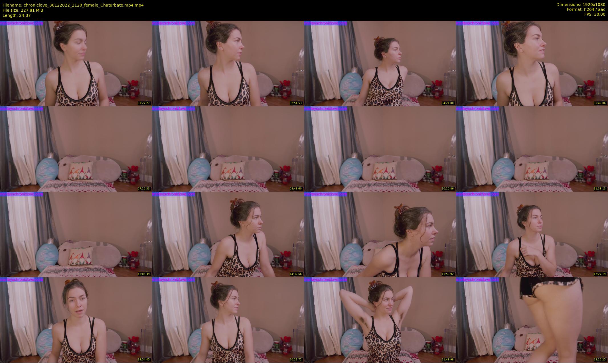 chroniclove — 25 minute Chaturbate female cam show recording, 1080p, Dec 30, 2022