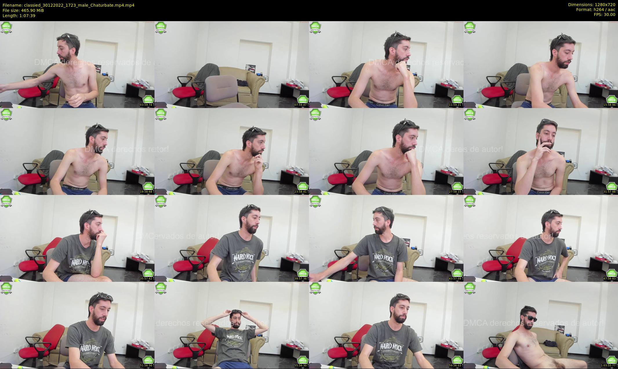 classied — 68 minute Chaturbate male cam show recording, 720p, Dec 30, 2022