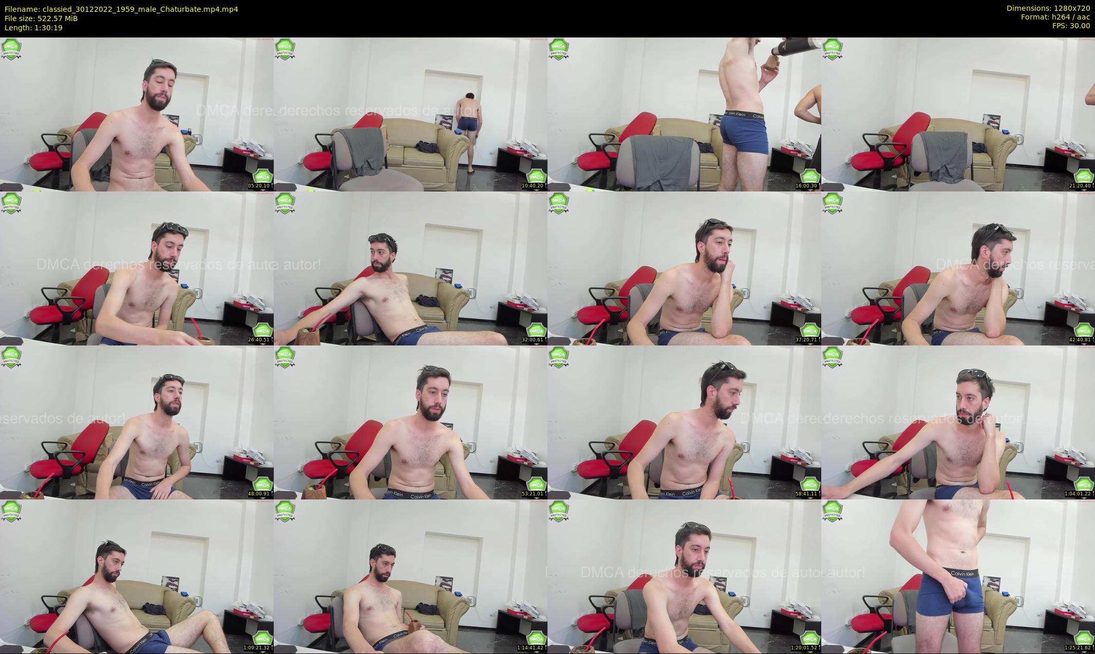 classied — 91 minute Chaturbate male cam show recording, 720p, Dec 30, 2022
