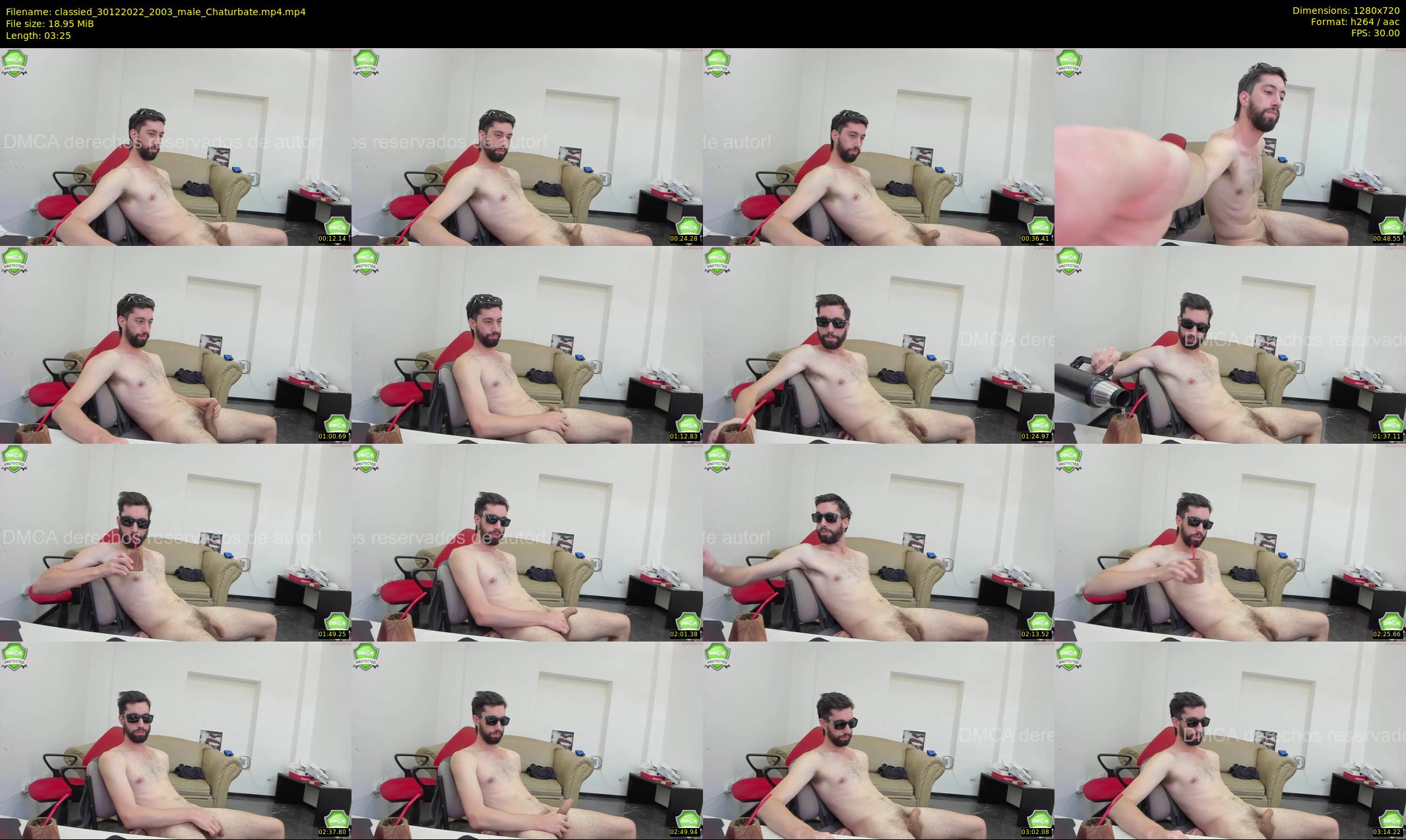 classied — 4 minute Chaturbate male cam show recording, 720p, Dec 30, 2022