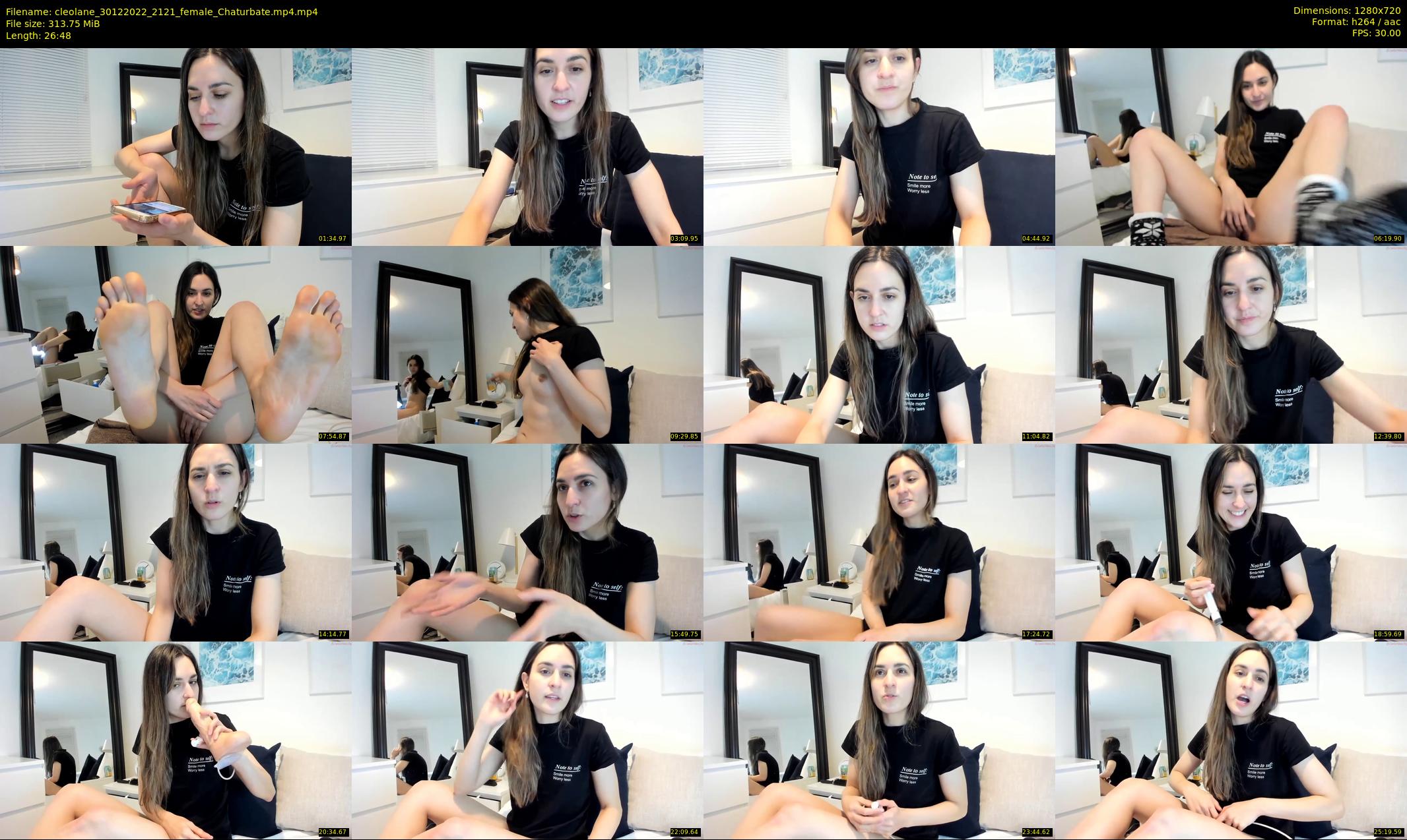 cleolane — 27 minute Chaturbate female cam show recording, 720p, Dec 30, 2022