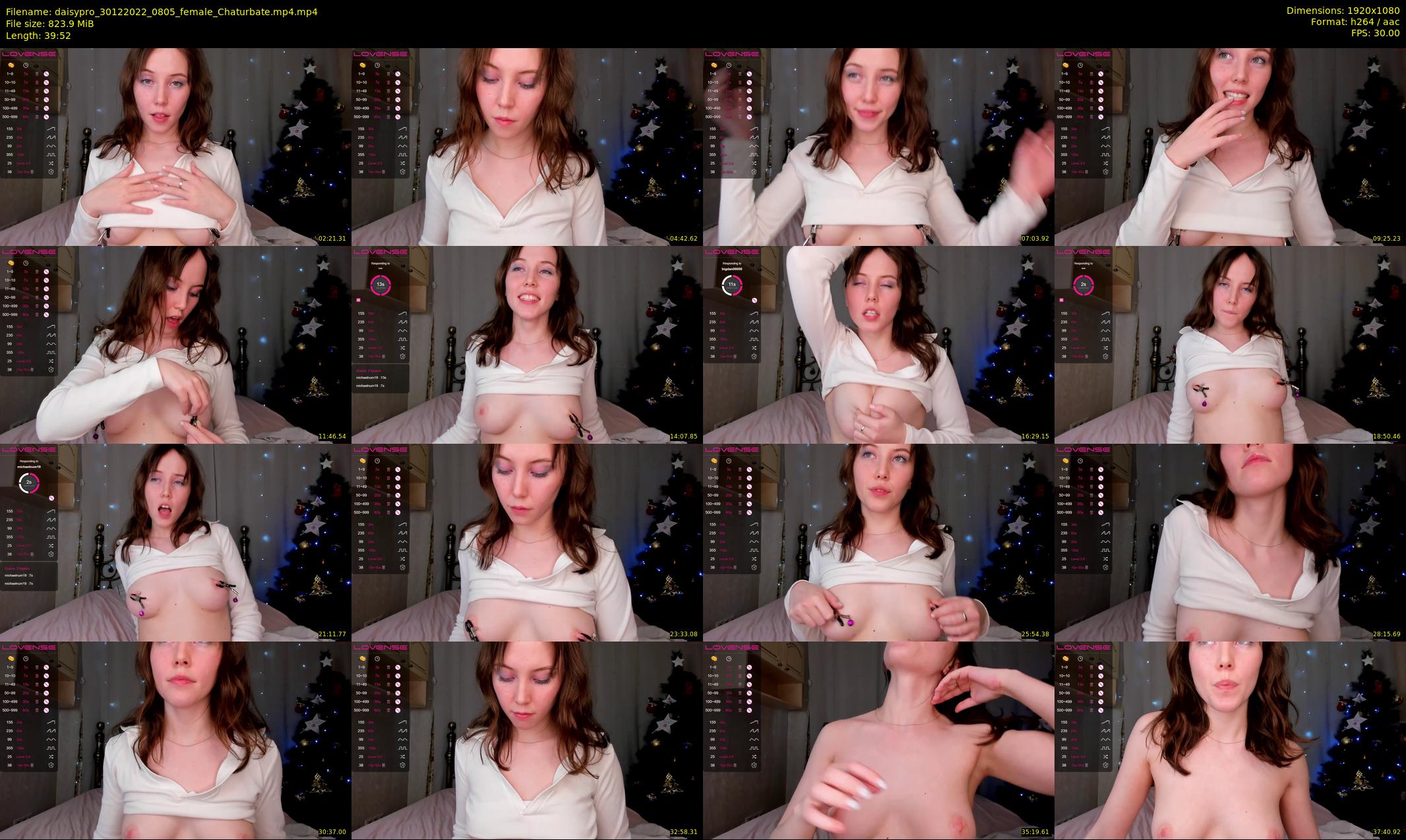daisypro — 40 minute Chaturbate couple cam show recording, 1080p, Dec 30, 2022