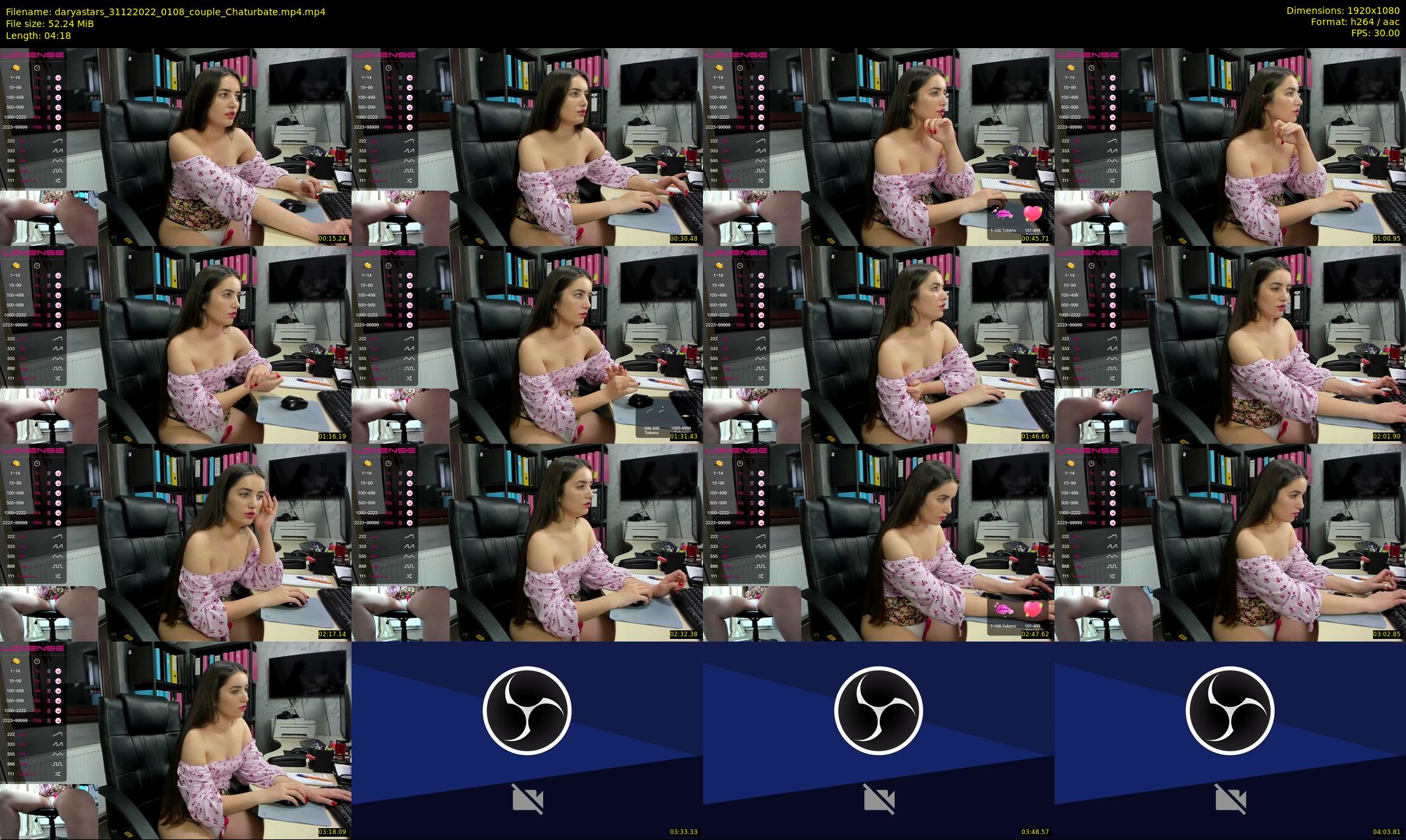 daryastars — 5 minute Chaturbate couple cam show recording, 1080p, Dec 31, 2022