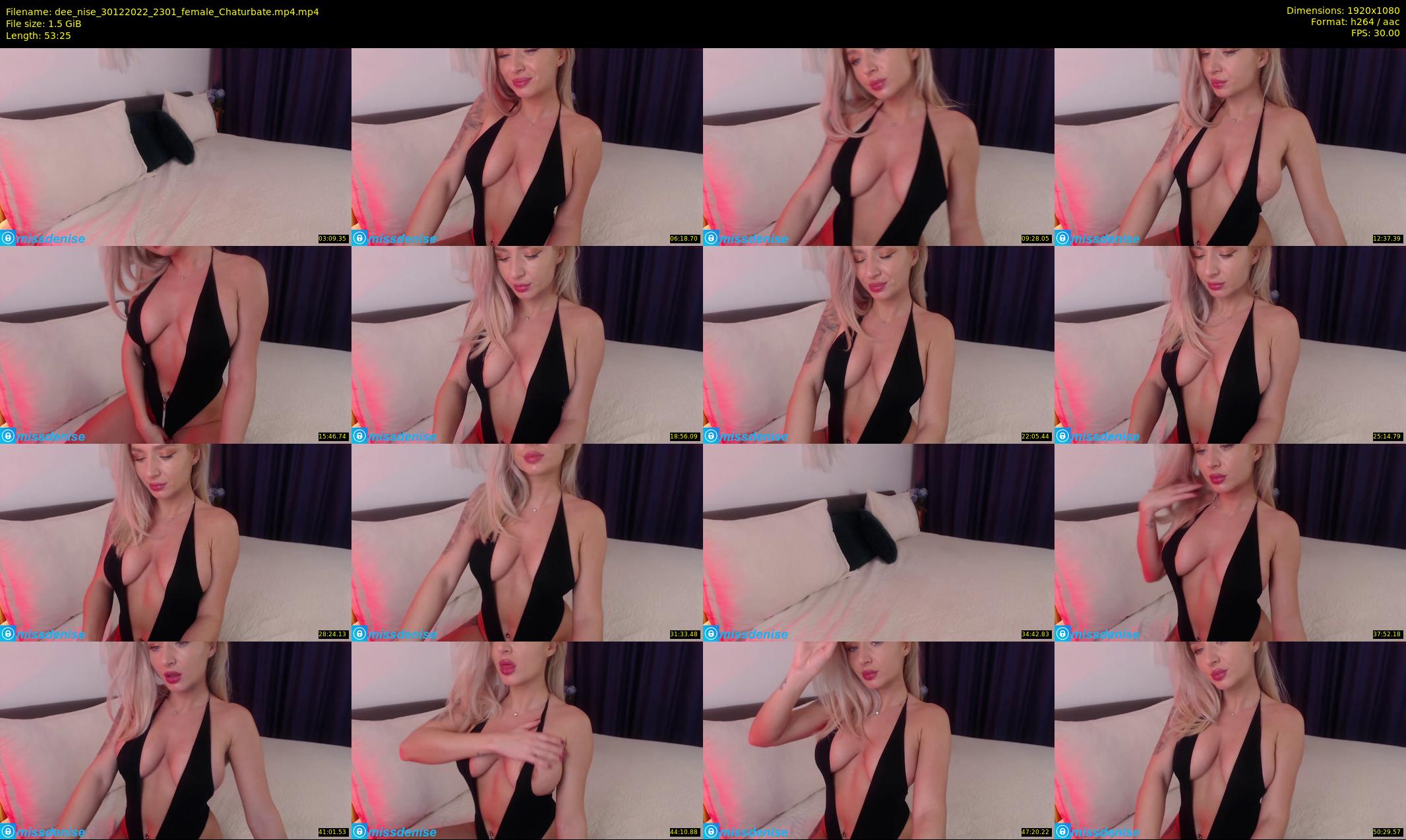 dee_nise — 54 minute Chaturbate female cam show recording, 1080p, Dec 30, 2022