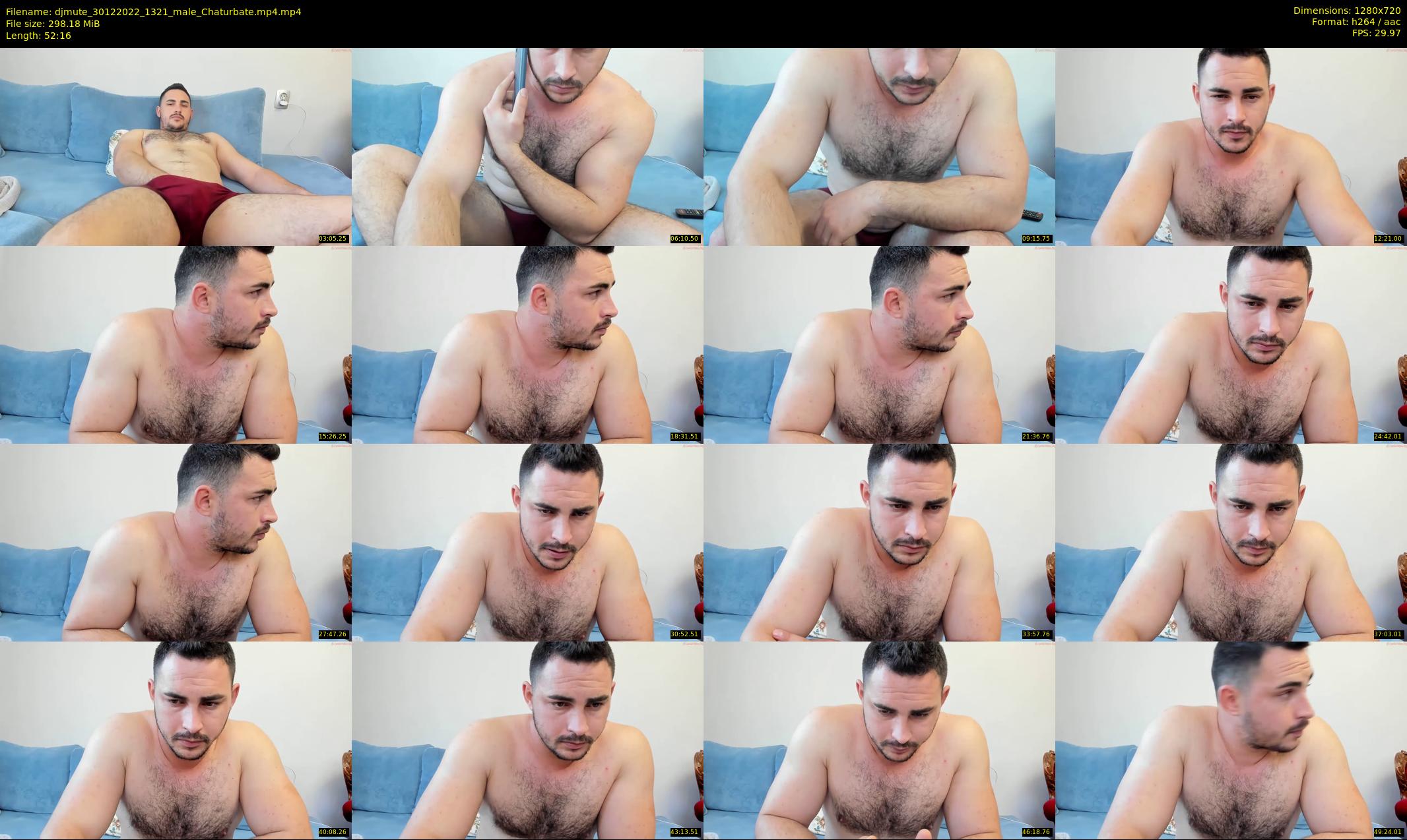 djmute — 53 minute Chaturbate male cam show recording, 720p, Dec 30, 2022