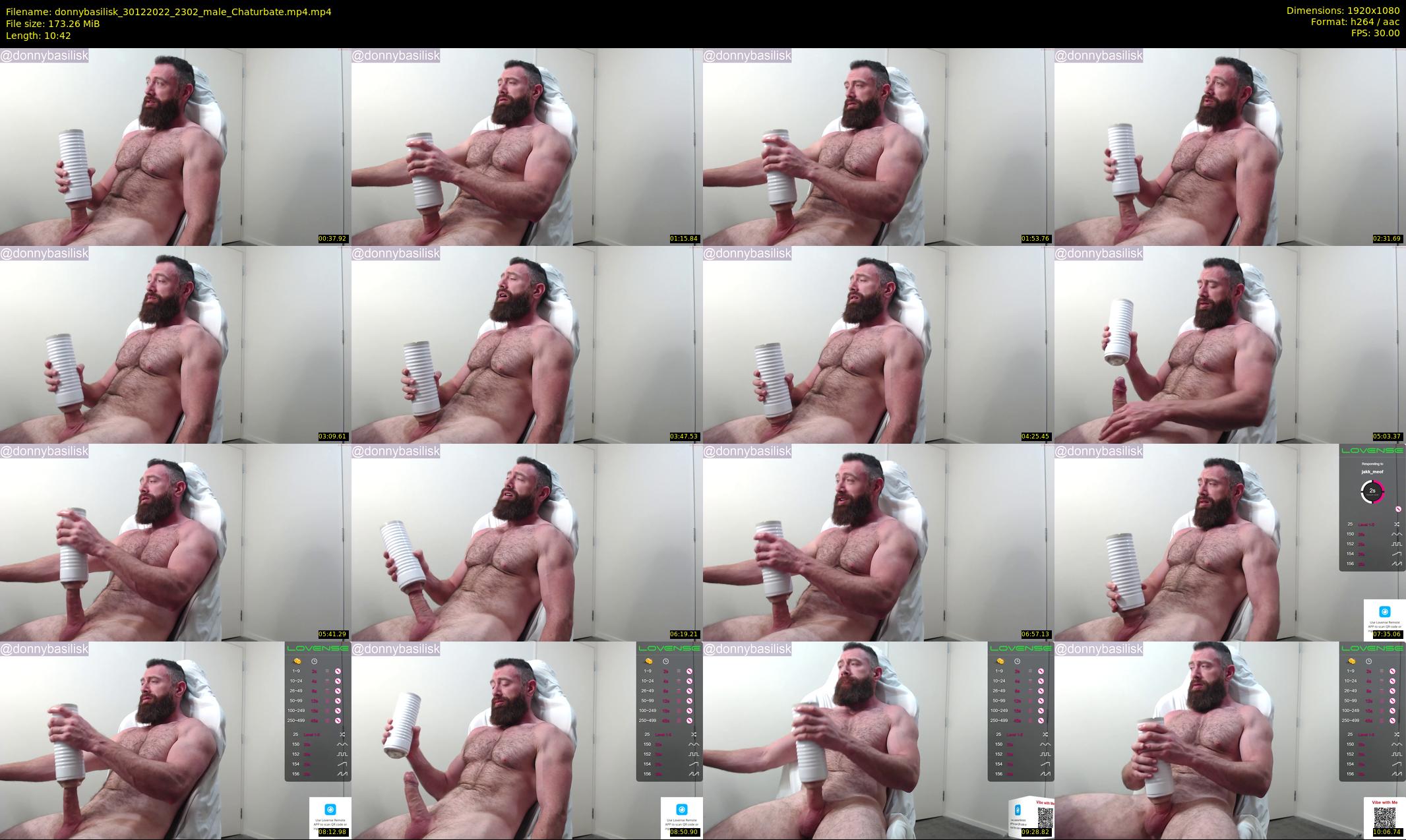 donnybasilisk — 11 minute Chaturbate male cam show recording, 1080p, Dec 30, 2022