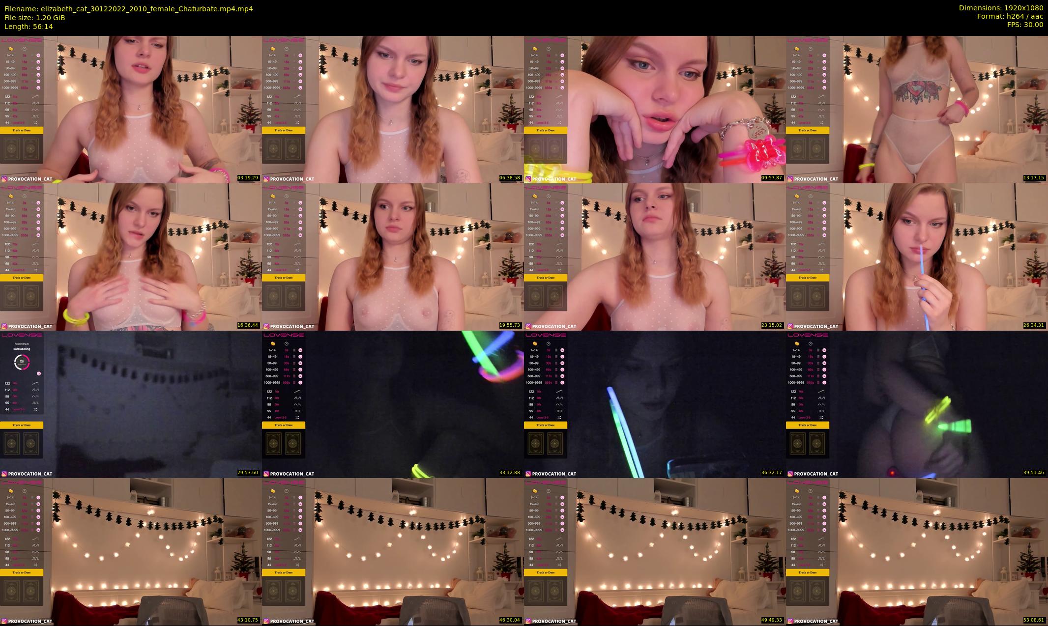 elizabeth_cat — 57 minute Chaturbate female cam show recording, 1080p, Dec 30, 2022
