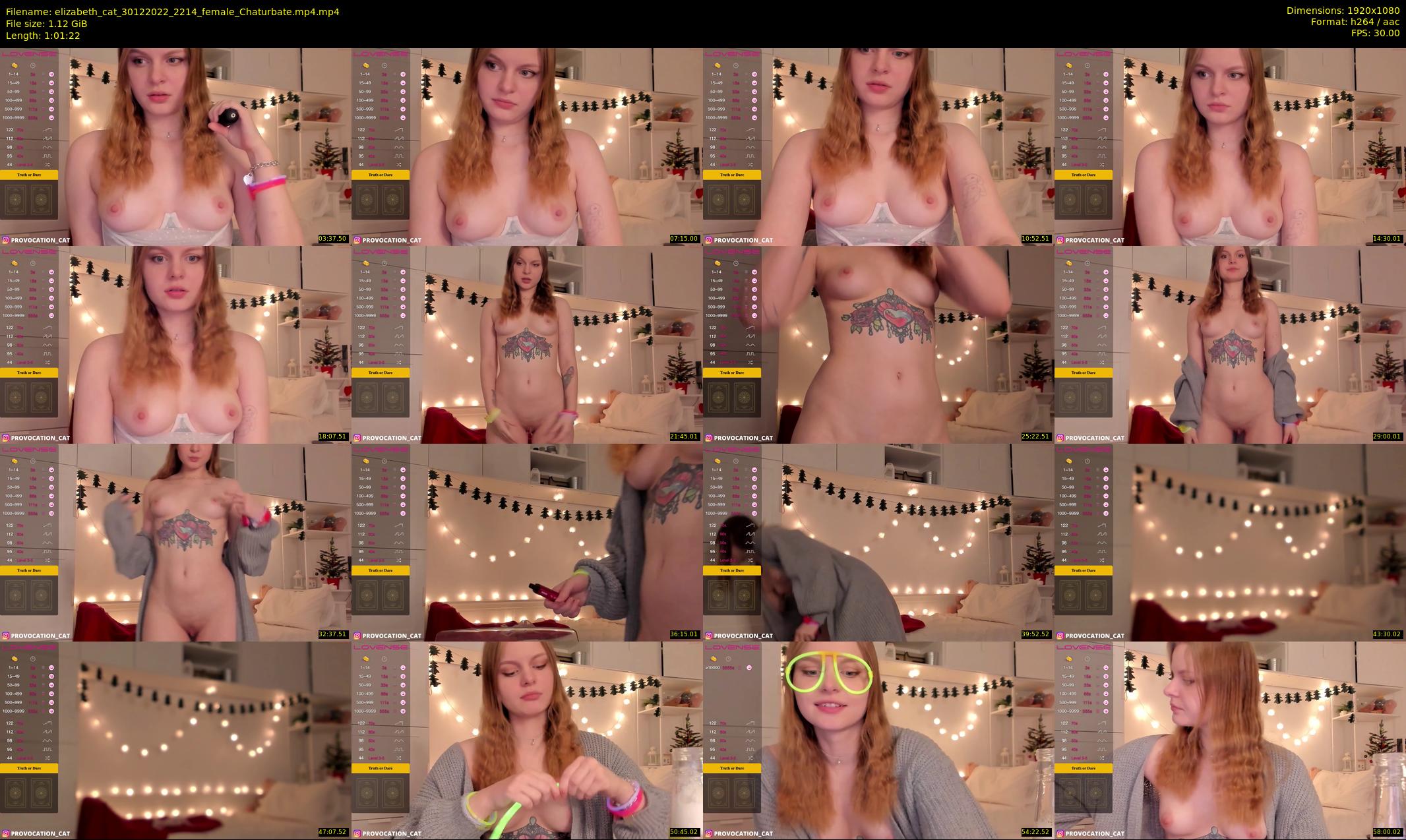 elizabeth_cat — 62 minute Chaturbate female cam show recording, 1080p, Dec 30, 2022