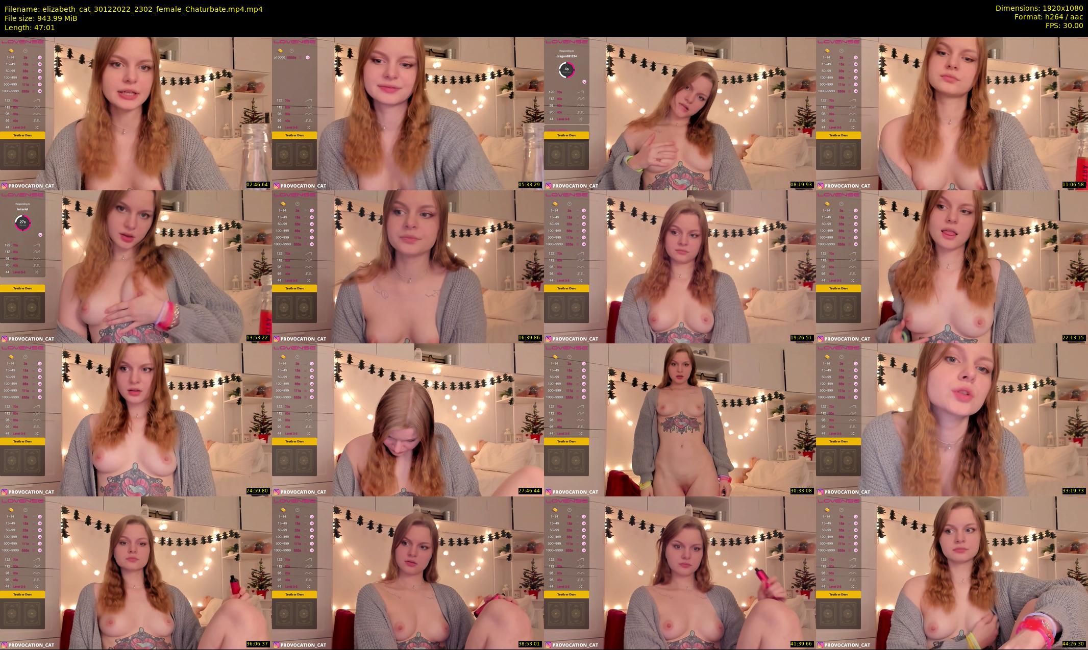 elizabeth_cat — 48 minute Chaturbate female cam show recording, 1080p, Dec 30, 2022