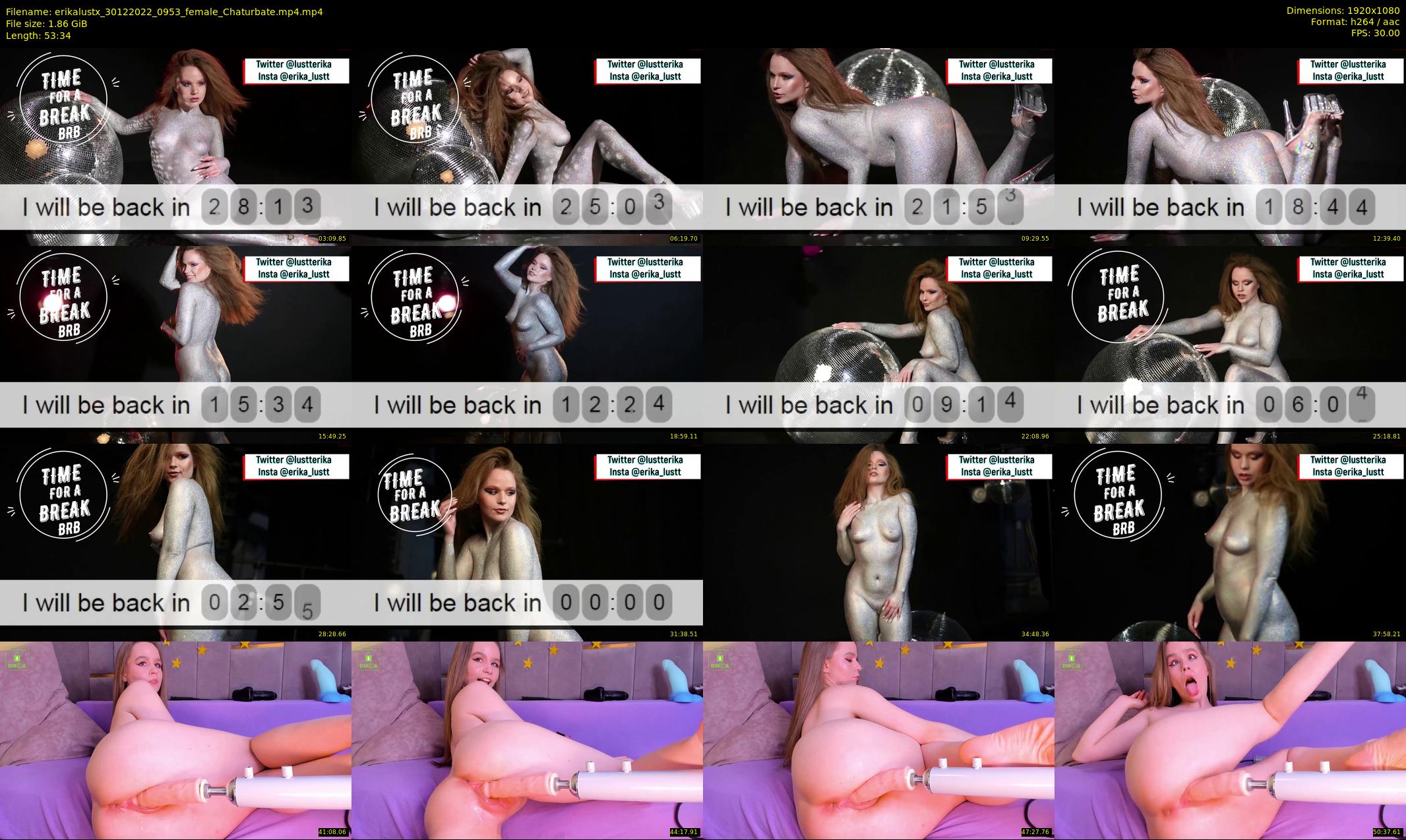 erikalustx — 54 minute Chaturbate female cam show recording, 1080p, Dec 30, 2022