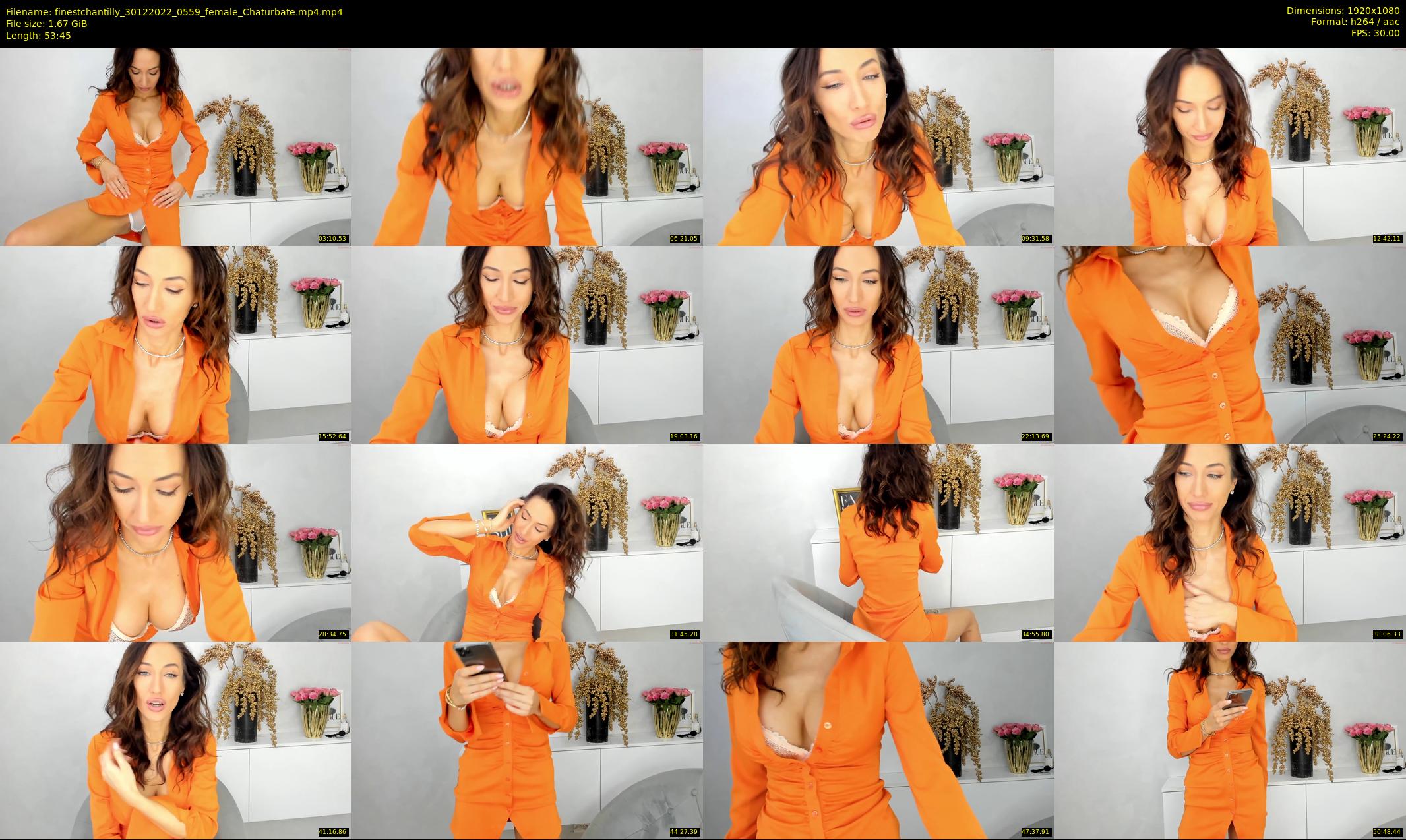 finestchantilly — 54 minute Chaturbate female cam show recording, 1080p, Dec 30, 2022