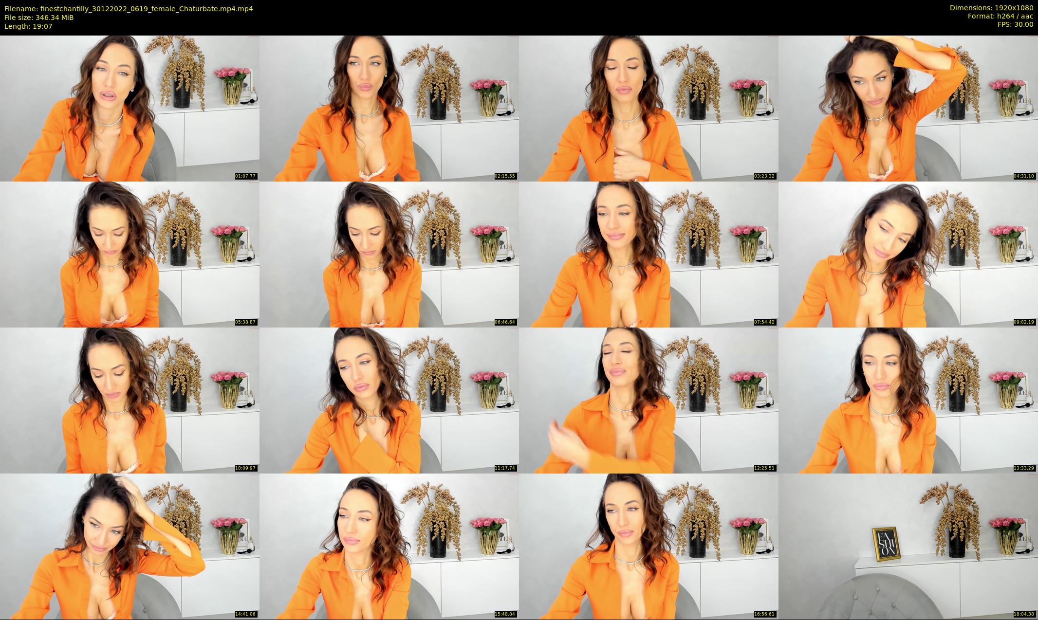 finestchantilly — 20 minute Chaturbate female cam show recording, 1080p, Dec 30, 2022