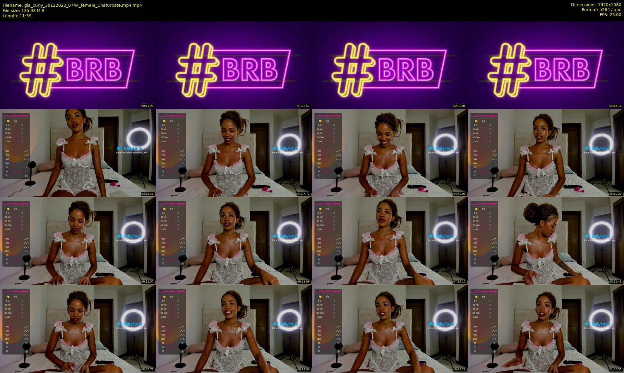 gia_curly — 12 minute Chaturbate female cam show recording, 1080p, Dec 30, 2022