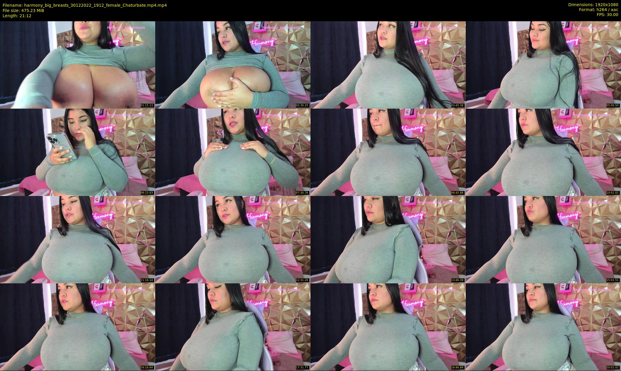 harmony_big_breasts — 22 minute Chaturbate female cam show recording, 1080p, Dec 30, 2022