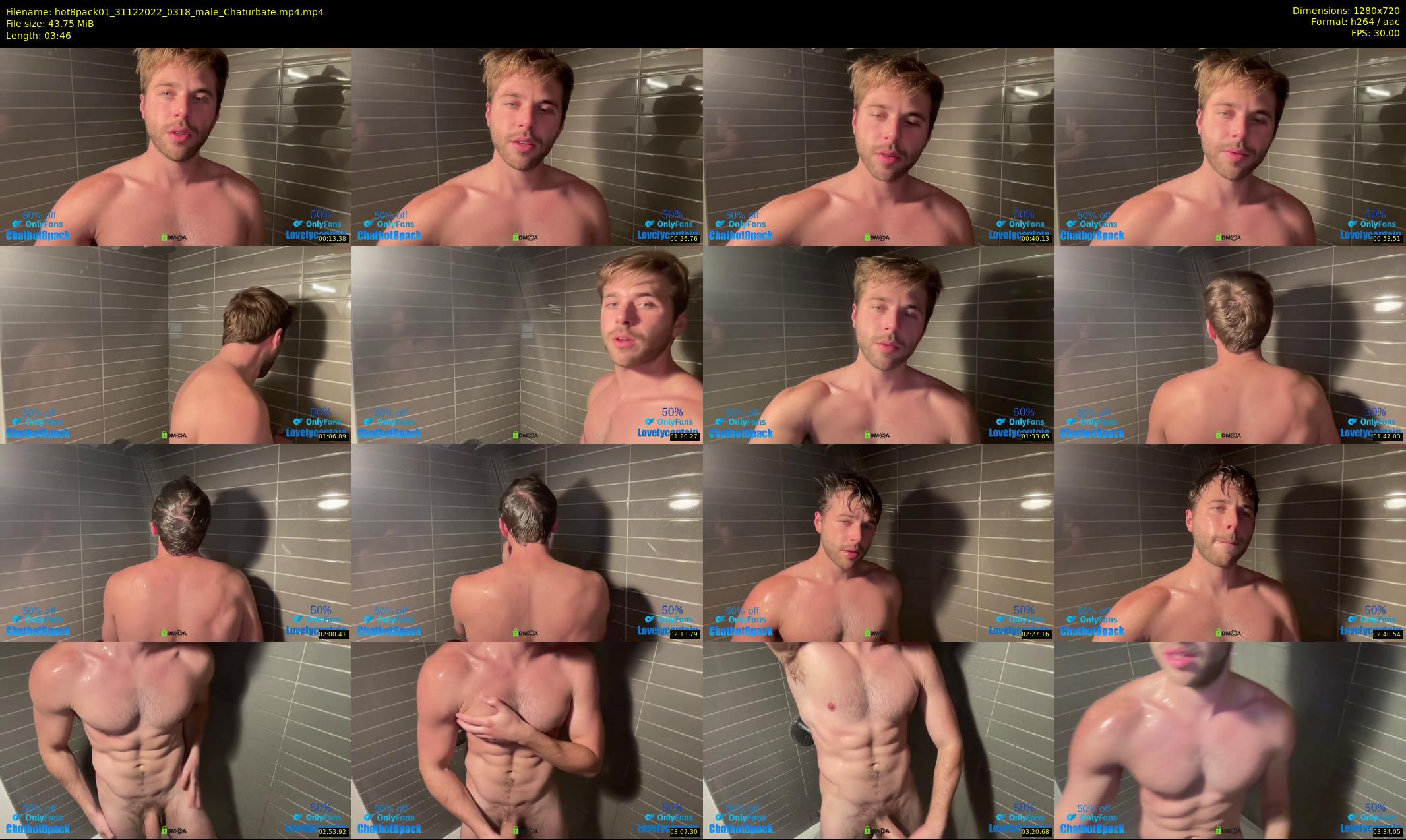 hot8pack01 — 4 minute Chaturbate male cam show recording, 720p, Dec 31, 2022