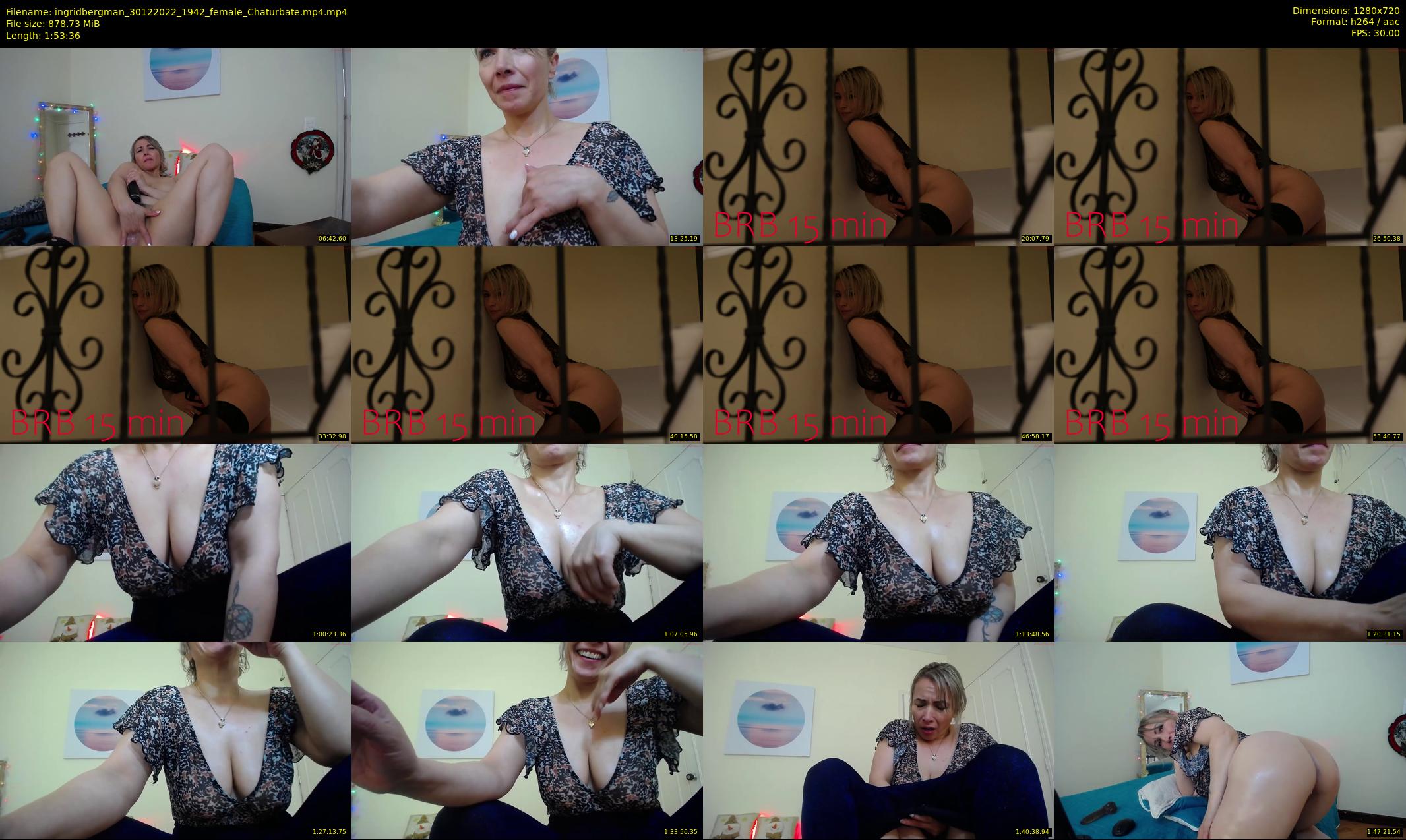 ingridbergman — 114 minute Chaturbate female cam show recording, 720p, Dec 30, 2022